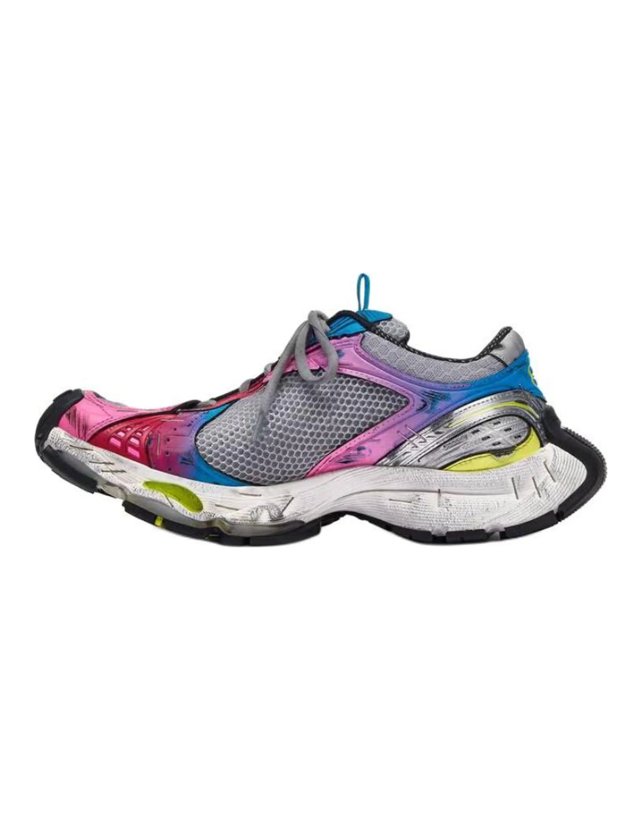 Balenciaga Stapler Low-Top Chunky Sneakers Women's Multicolor