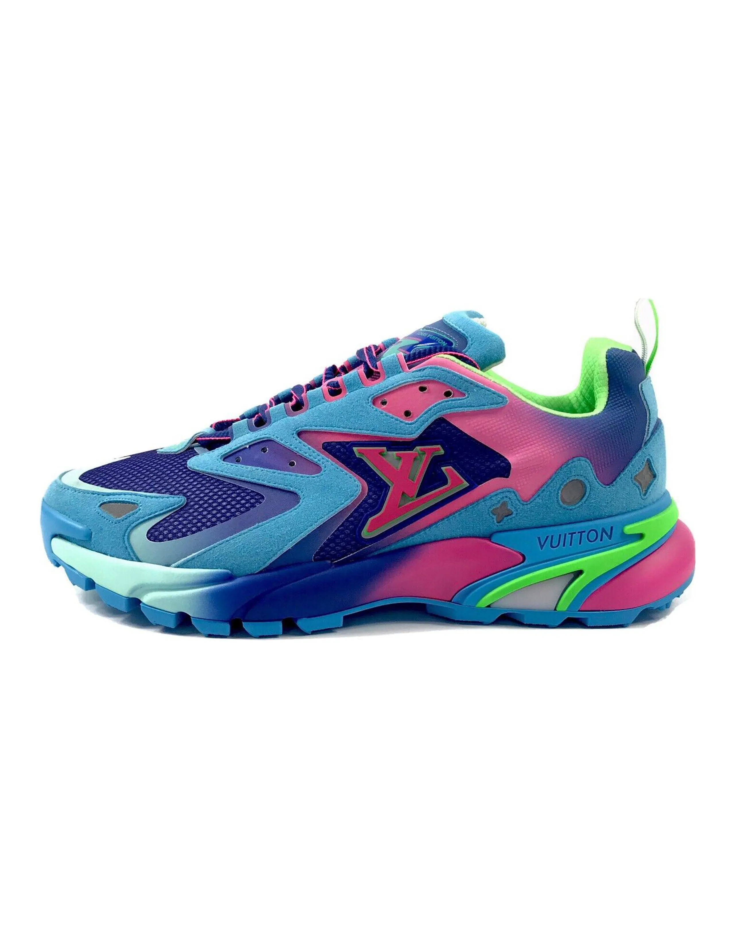 LOUIS VUITTON Lv Runner Tatic Sneakers 'Blue Pink Green'