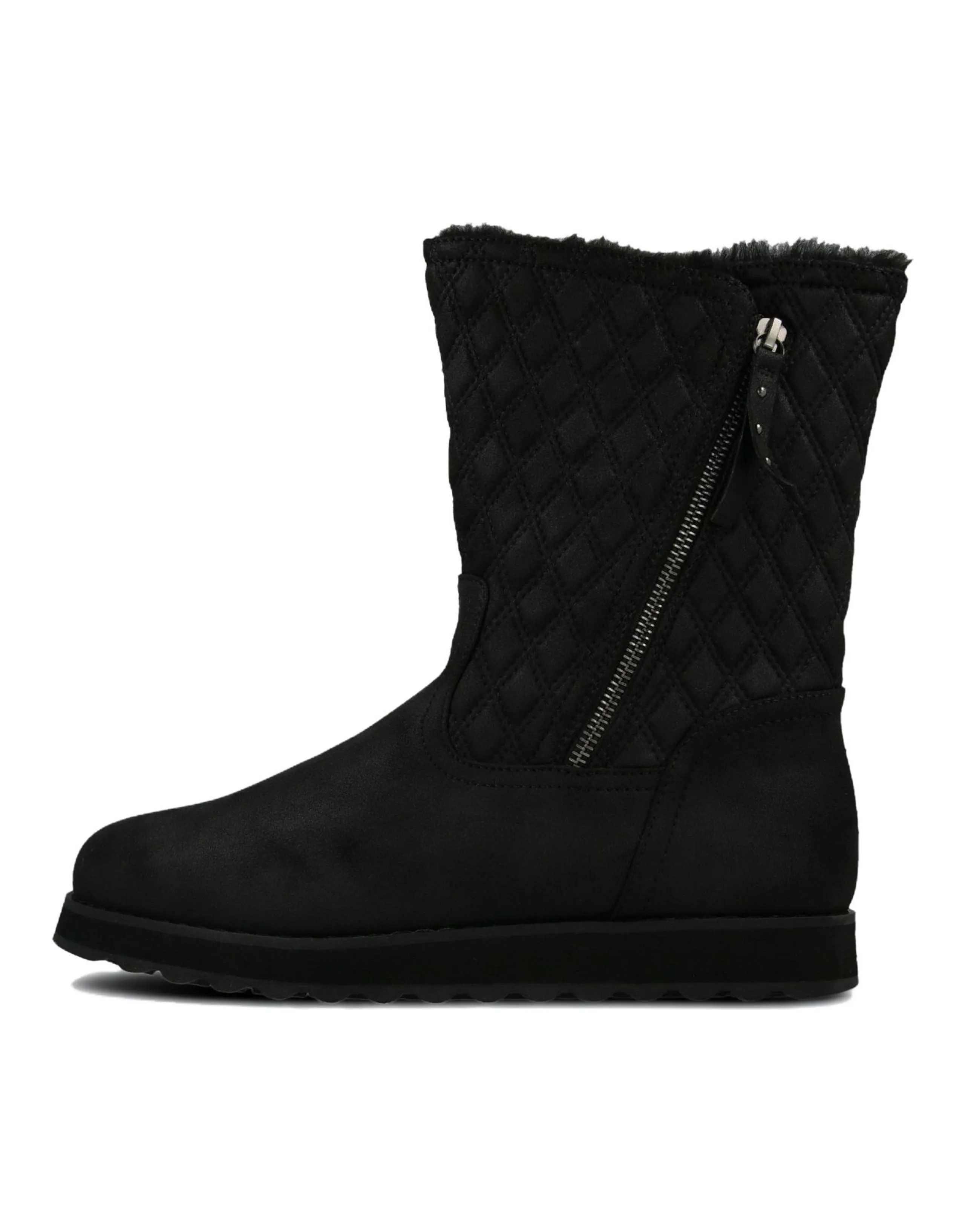 Skechers CIZME KEEPSAKES 2.0 W Warm And Wear-Resistant Short Snow Boots Women's Black