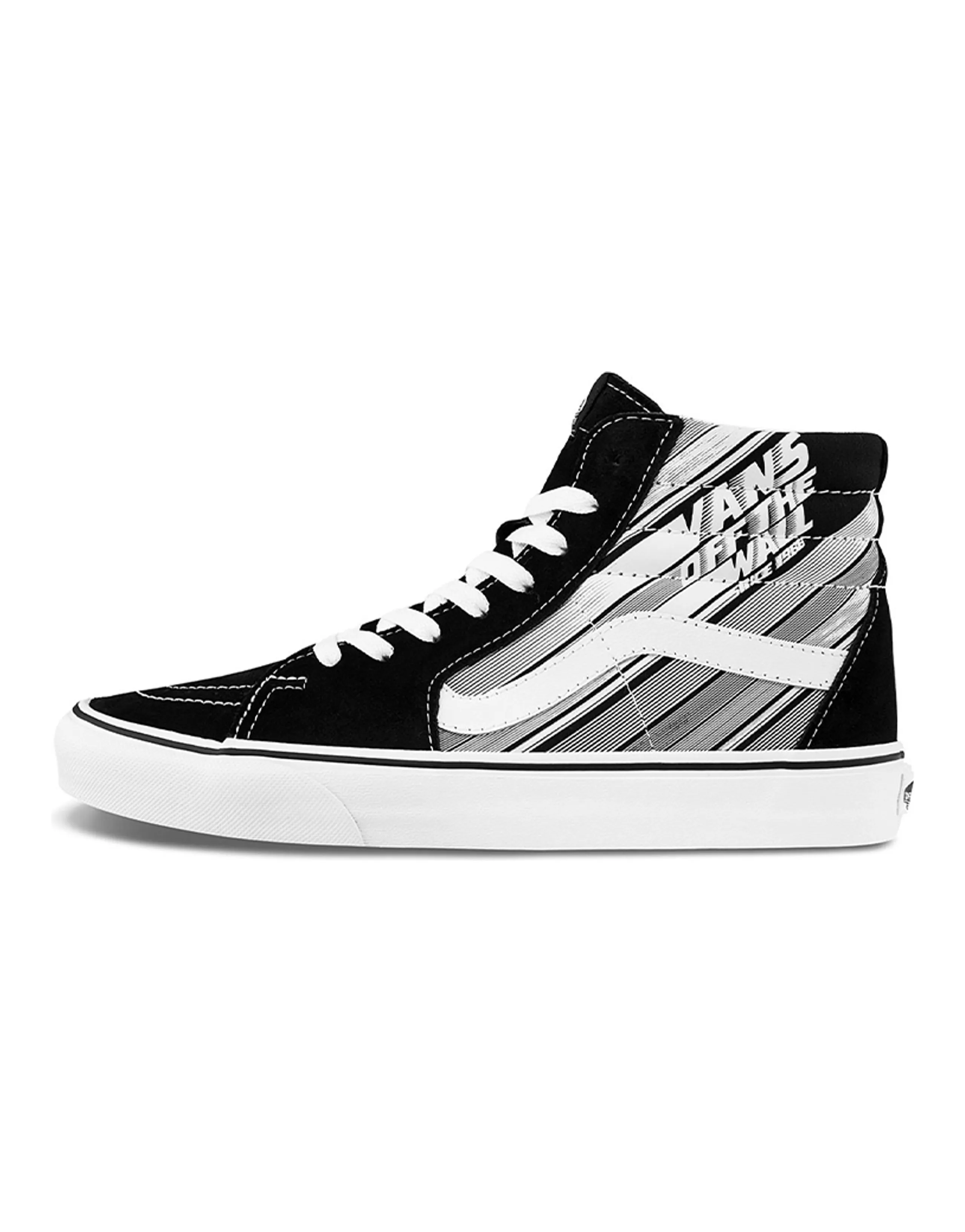 Vans SK8 Hi Black White Unisex 'Black White'
