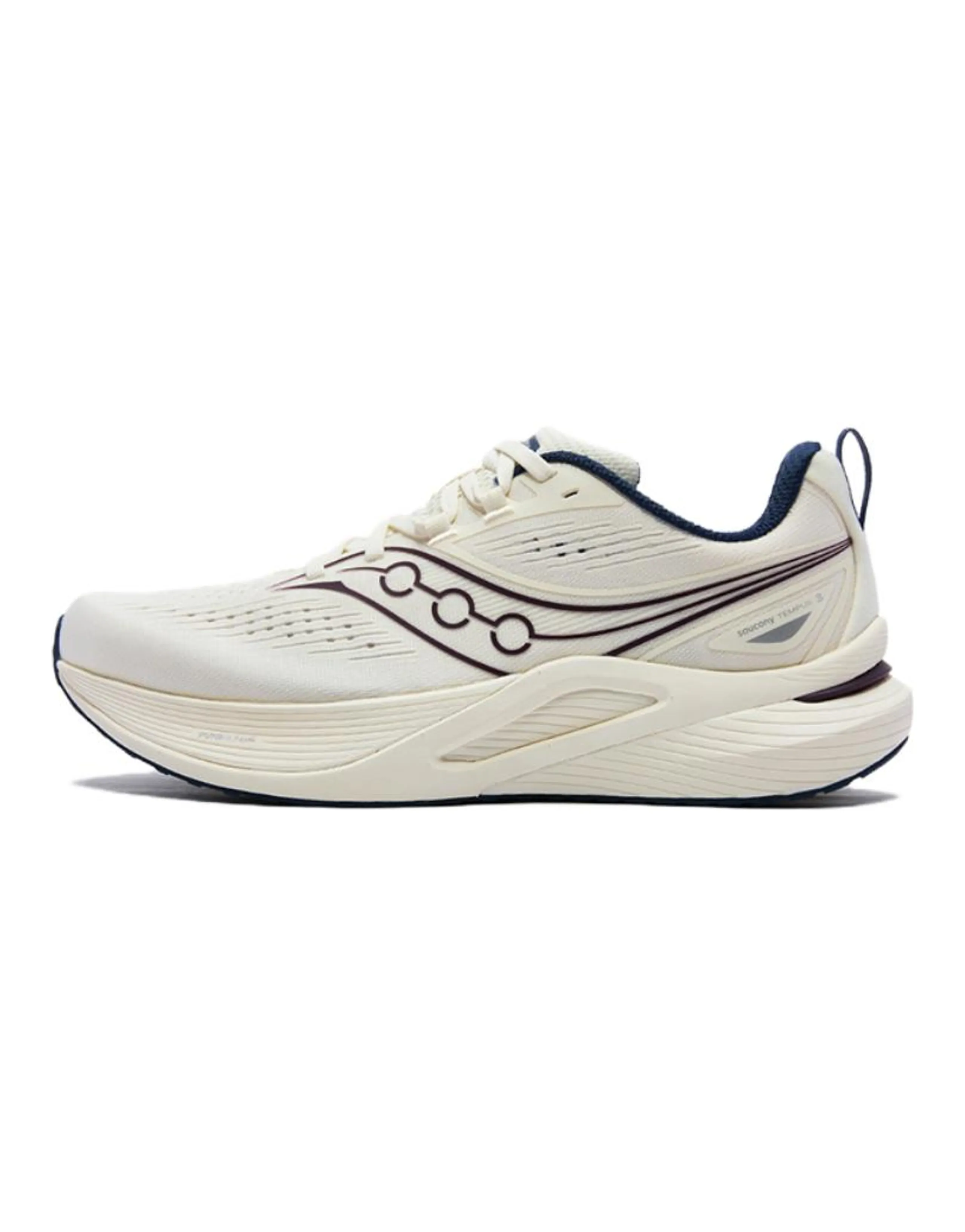 Saucony Tempus 3 Comfortable Versatile Running Shoes Unisex Beige