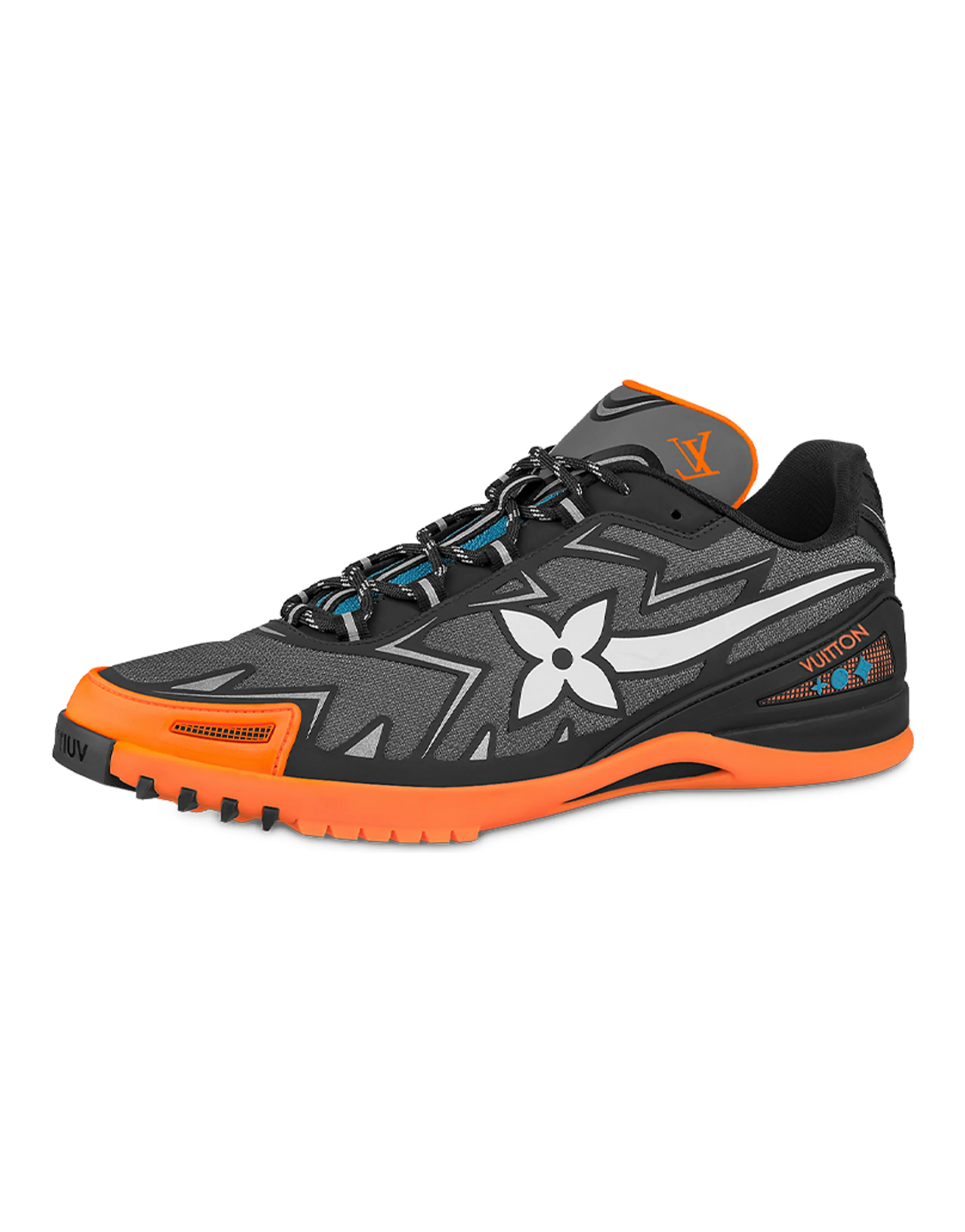LOUIS VUITTON Lv Sprint Sneakers 'Grey Orange'