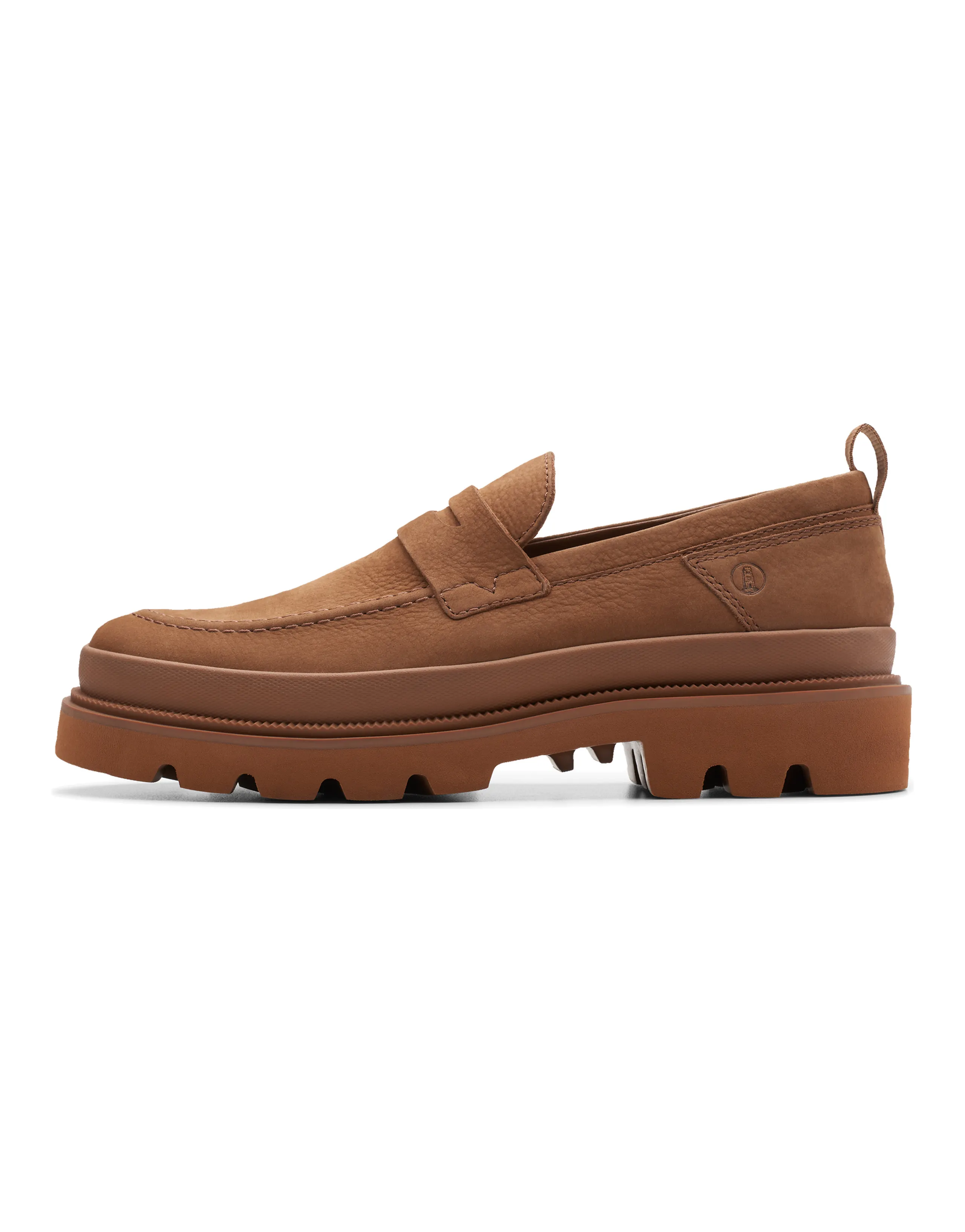 clarks Badell Step Leather Loafers