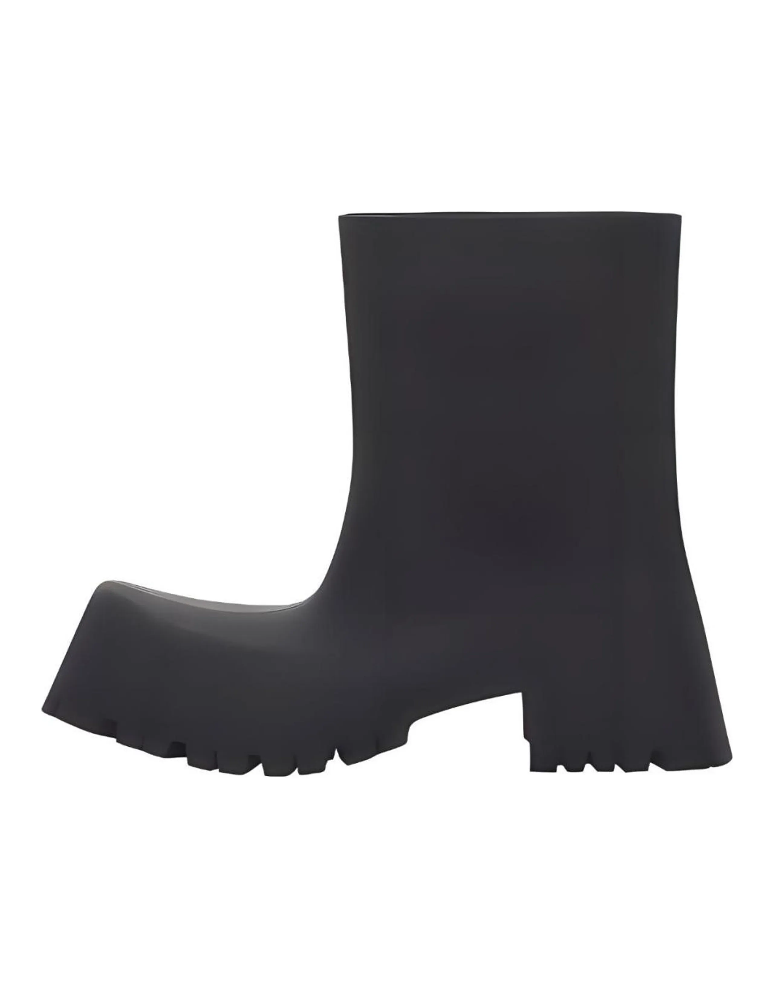 Balenciaga Trooper Rubber Boot Black