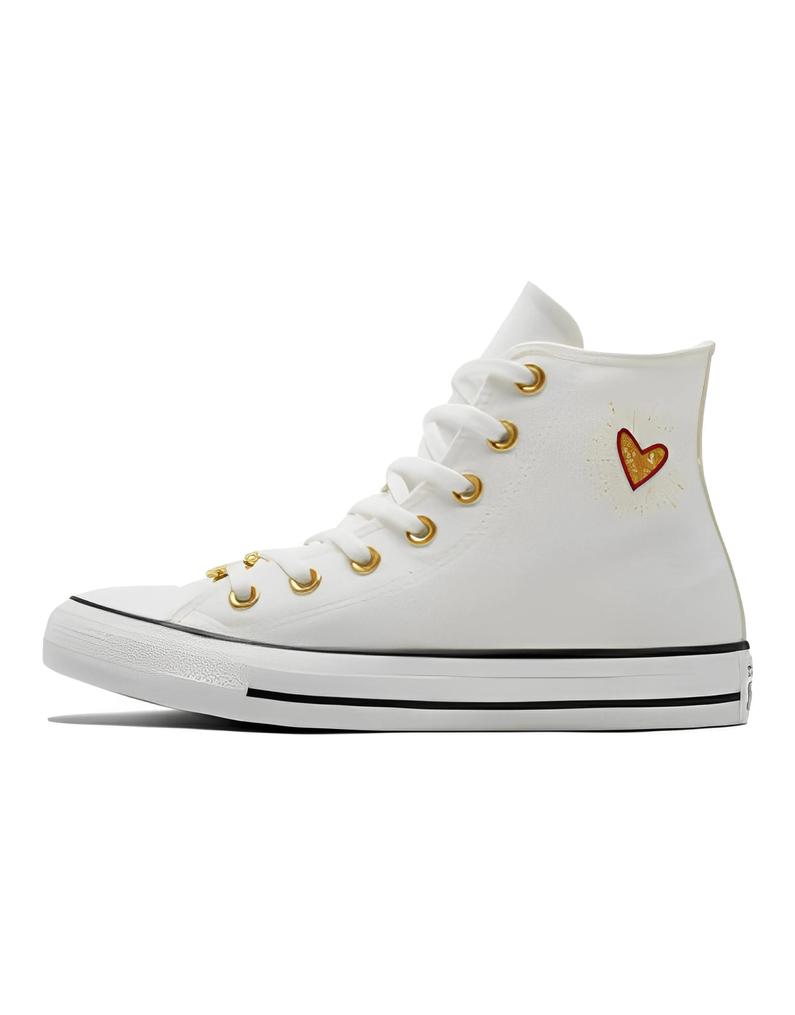 Chuck Taylor All Star Women's Converse High 'Valentine's Day 2023 Vintage White' Women's