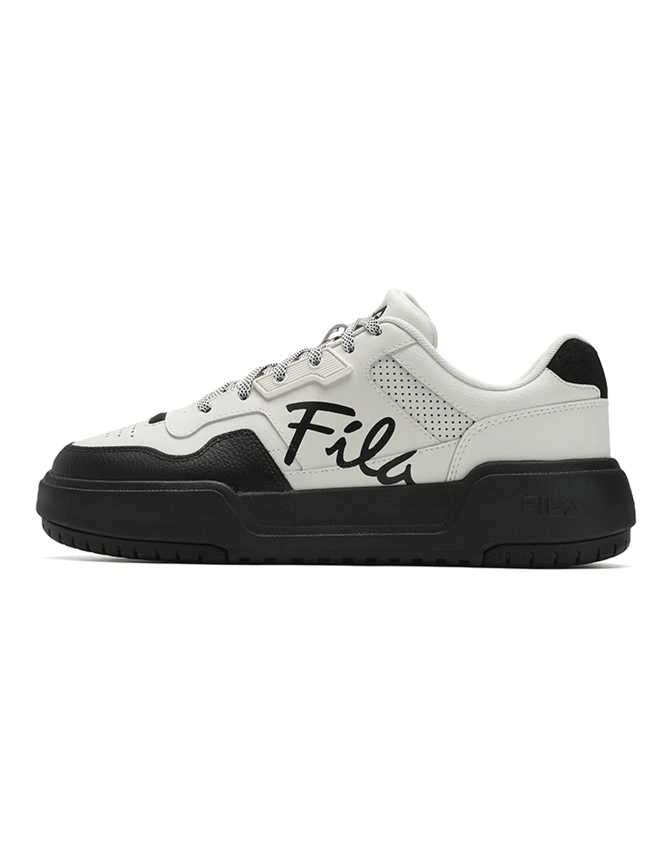 FILA CAMPUS Women's Low-Top Skate Shoes Black White