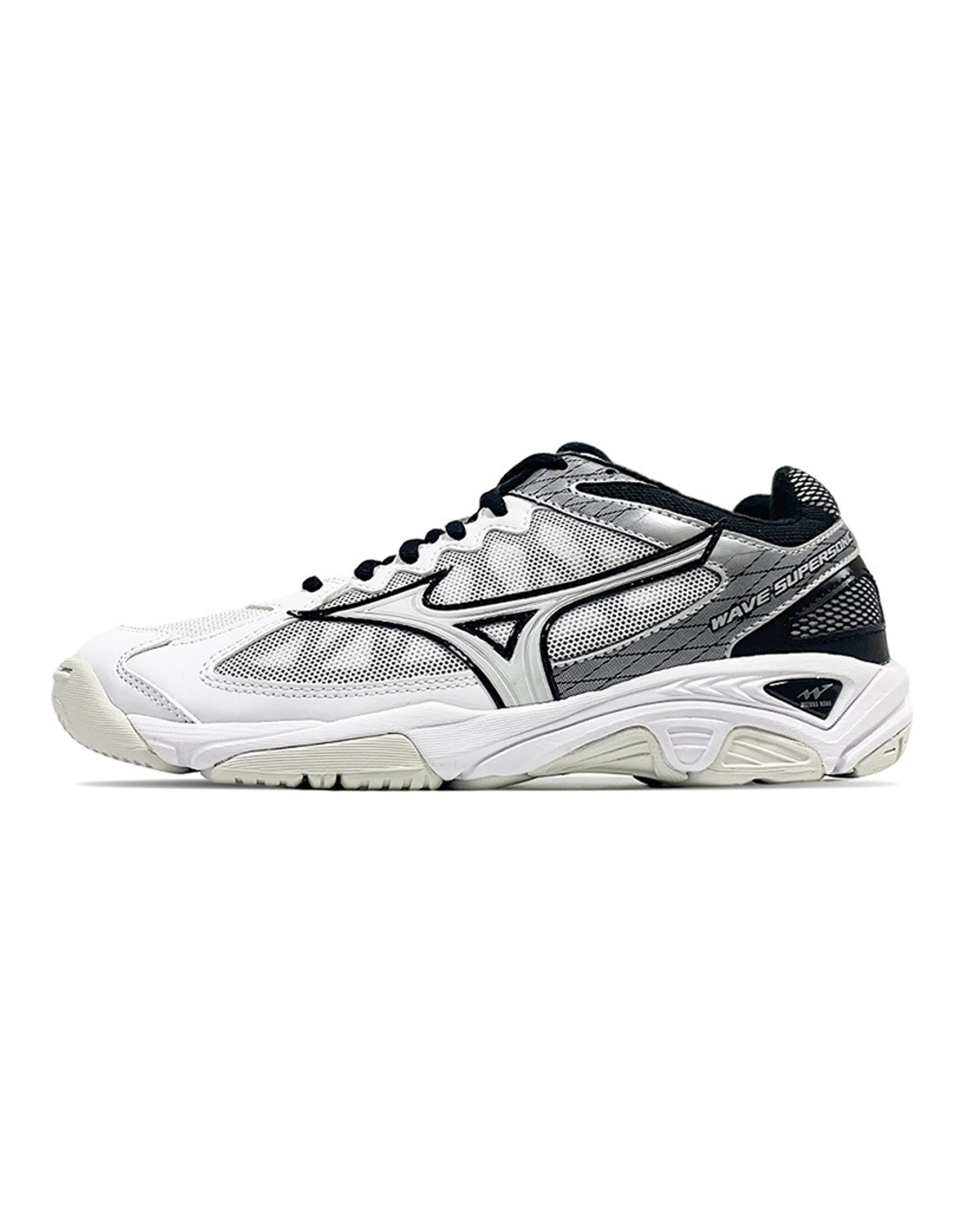 Mizuno Training Shoes Unisex Low-Top White Gray Silver
