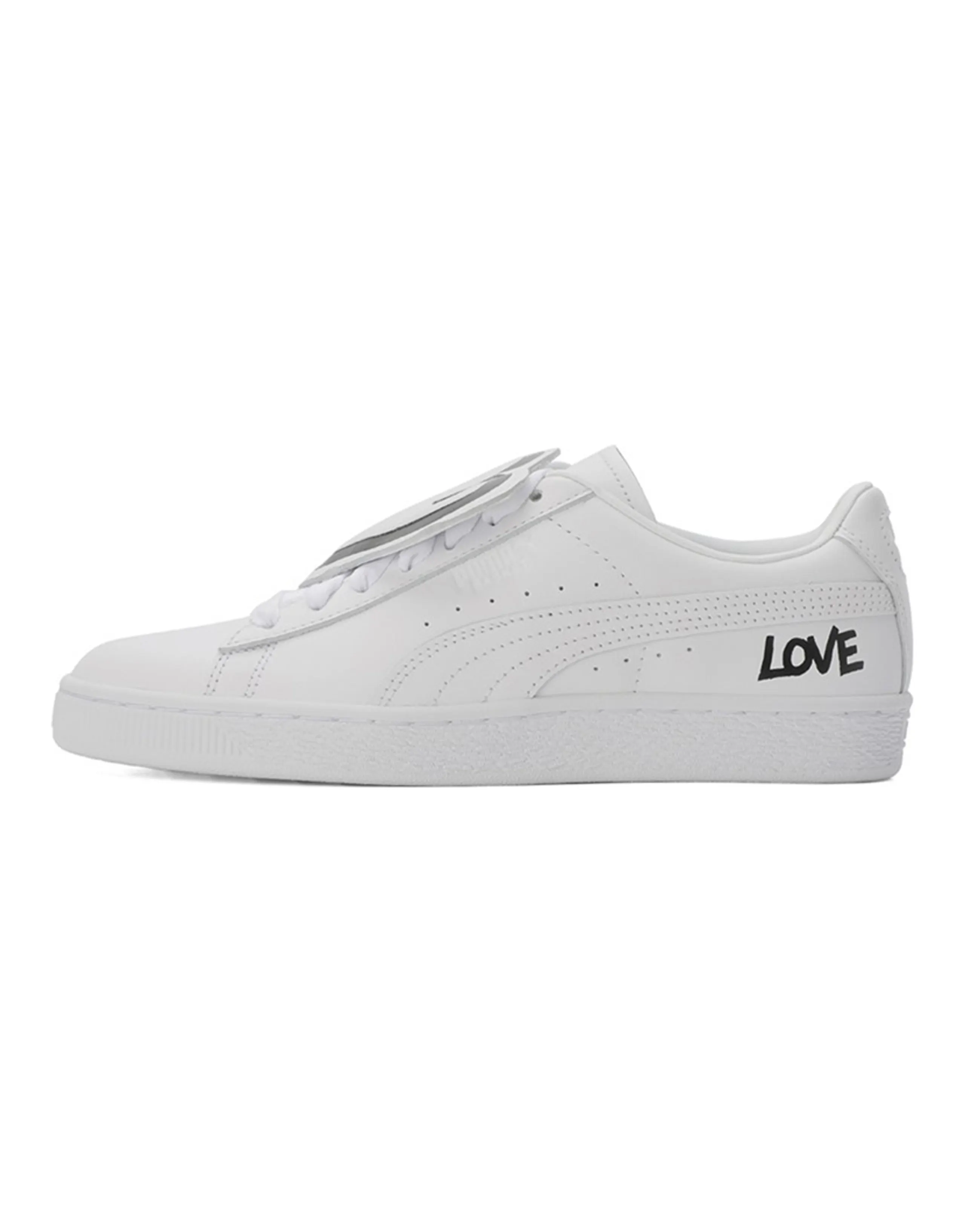PUMA Basket Badge Hndwrttn 'White' Women's