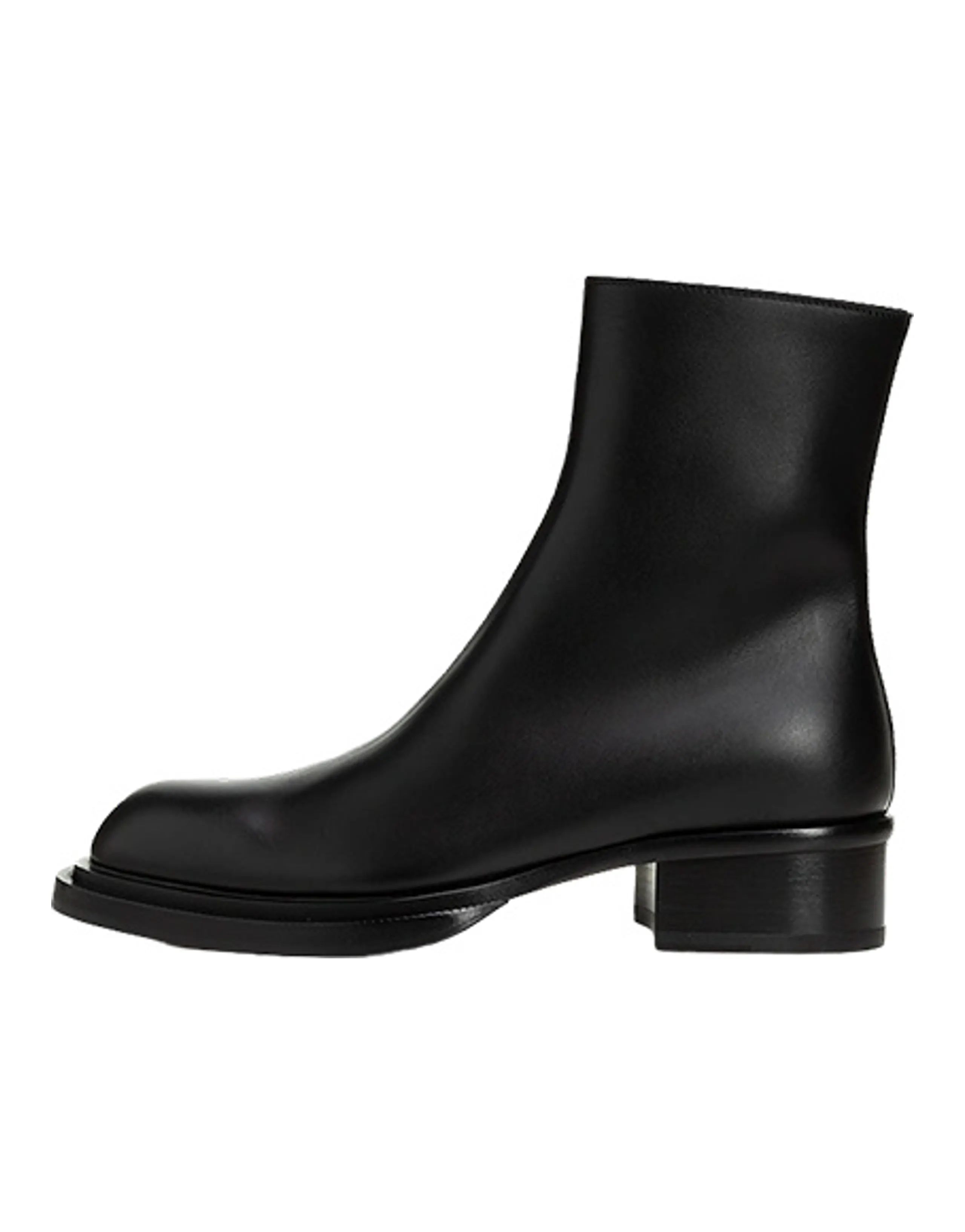 Alexander McQueen Cuban Stack Ankle Boots