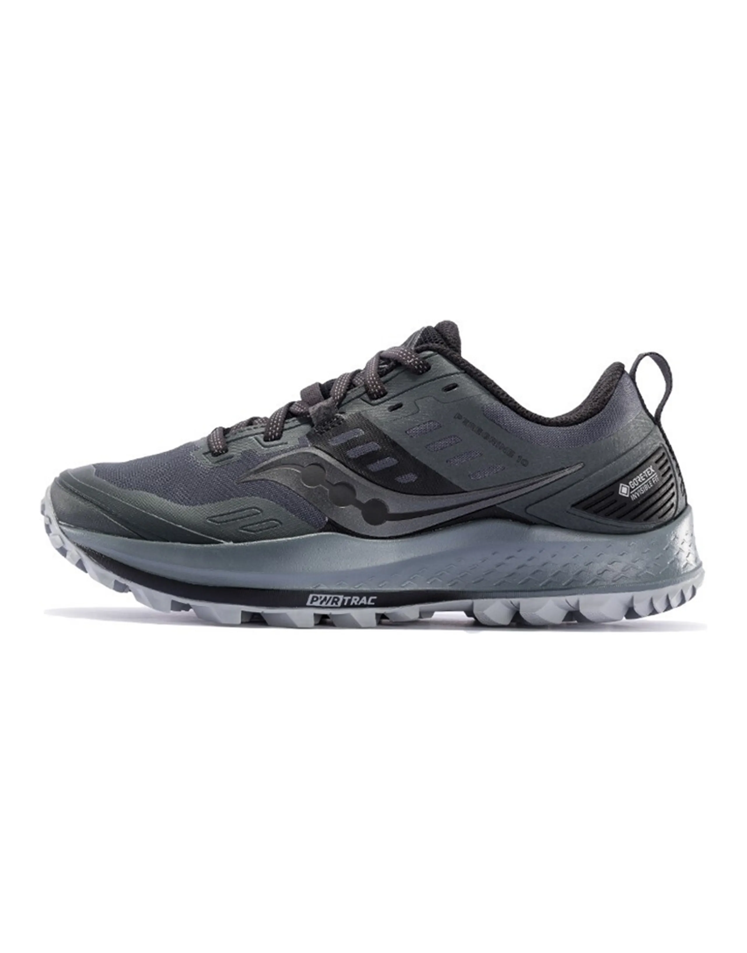 saucony Women's Peregrine 10 GTX 'Black Grey'