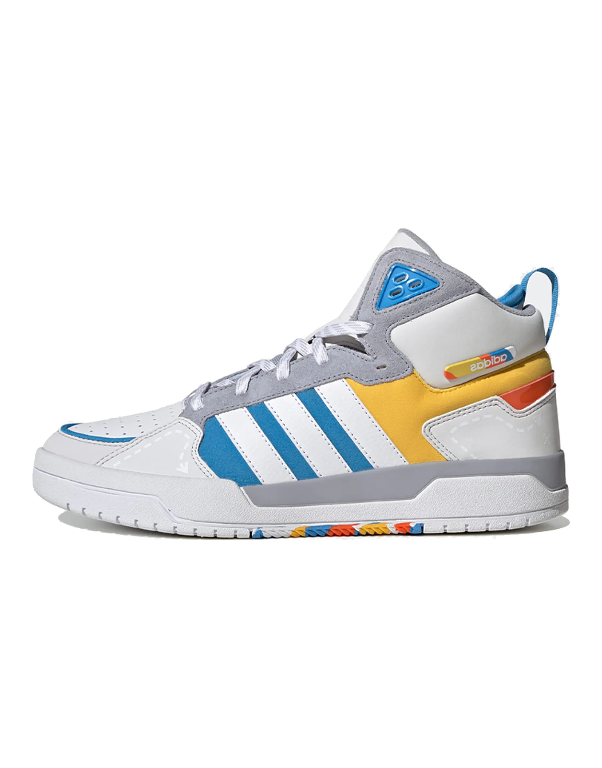Adidas Neo 100DB Mid Basketball Shoes 'Multi Color' Women's