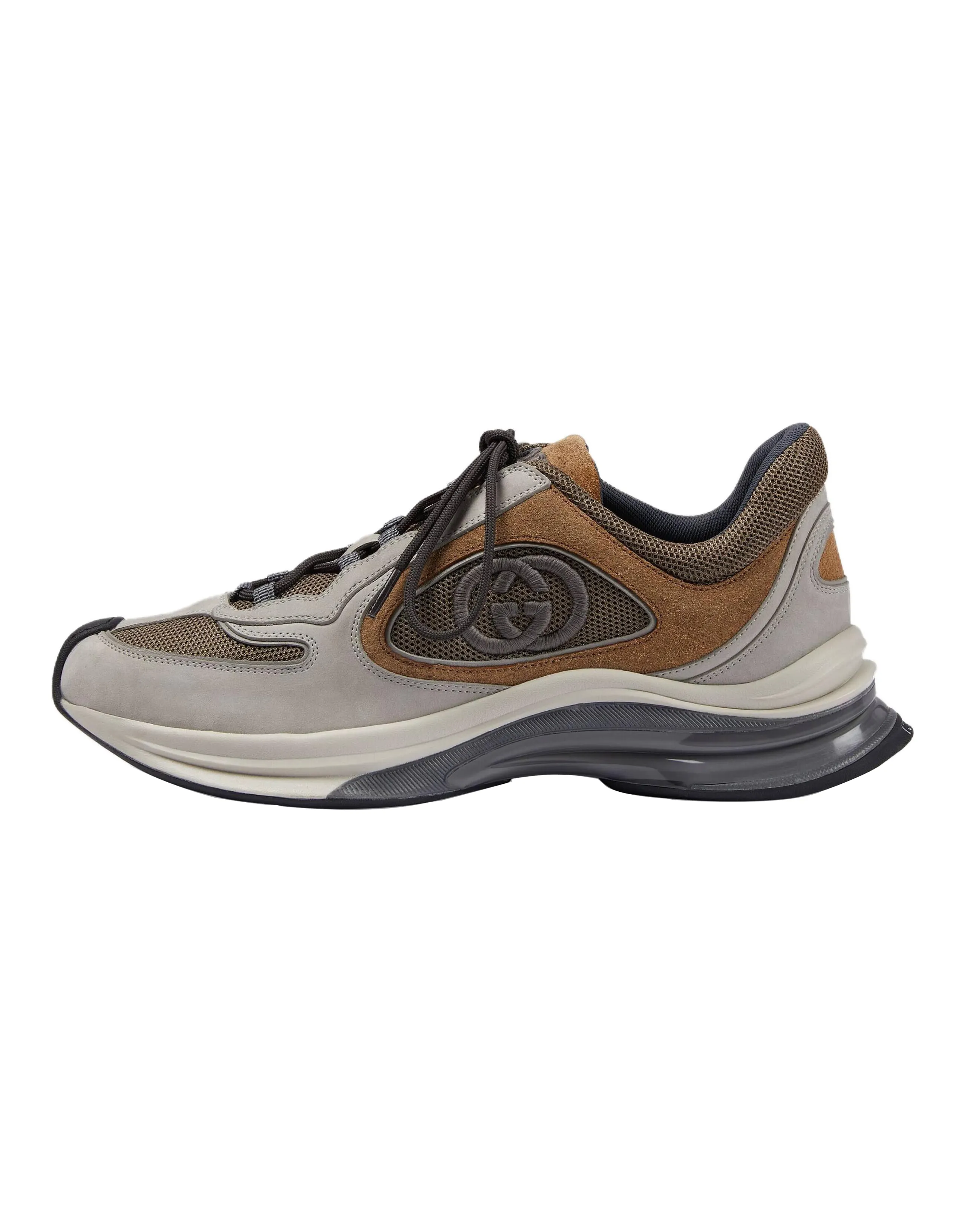 GUCCI Run Sneaker 'Light Grey Brown'