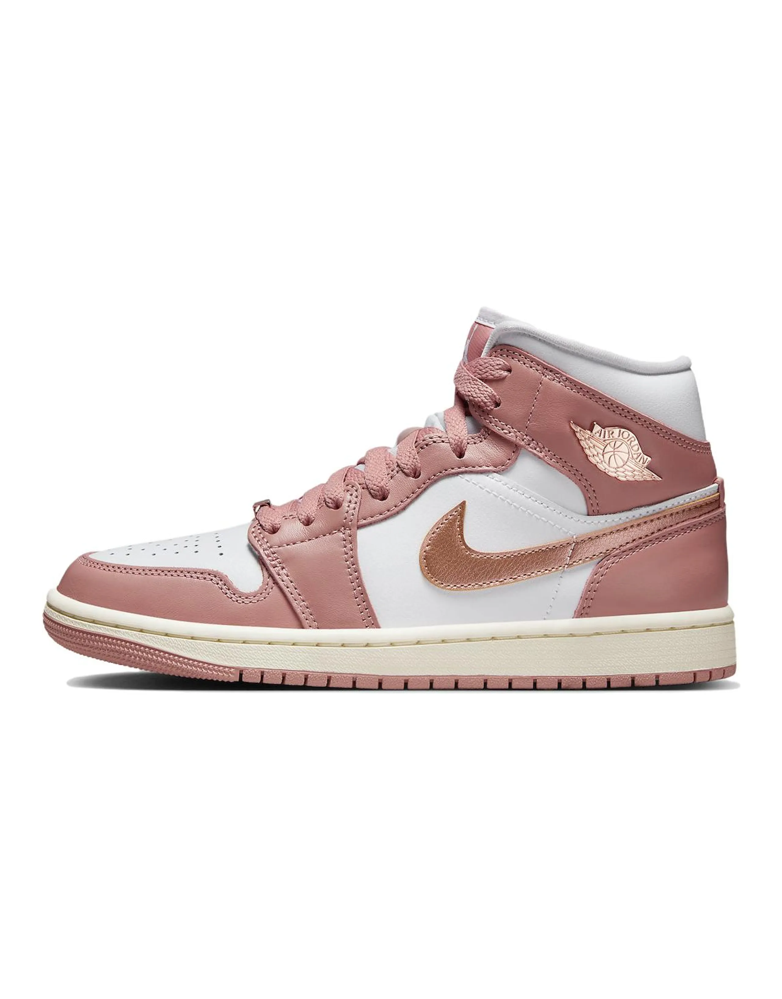 JORDAN 1 Mid Se Red Stardust Women's