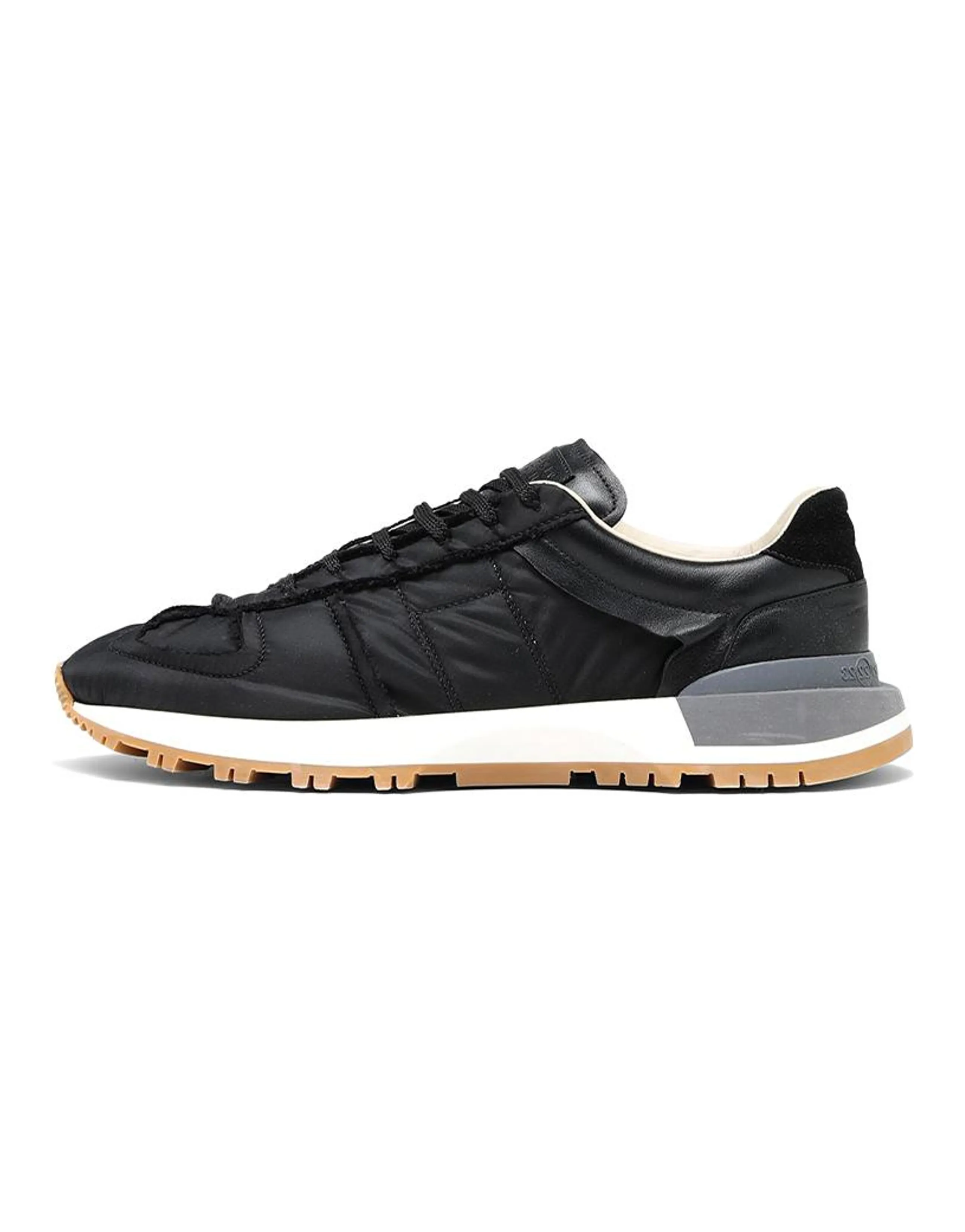 Maison Margiela Panelled Lace Up Sneakers