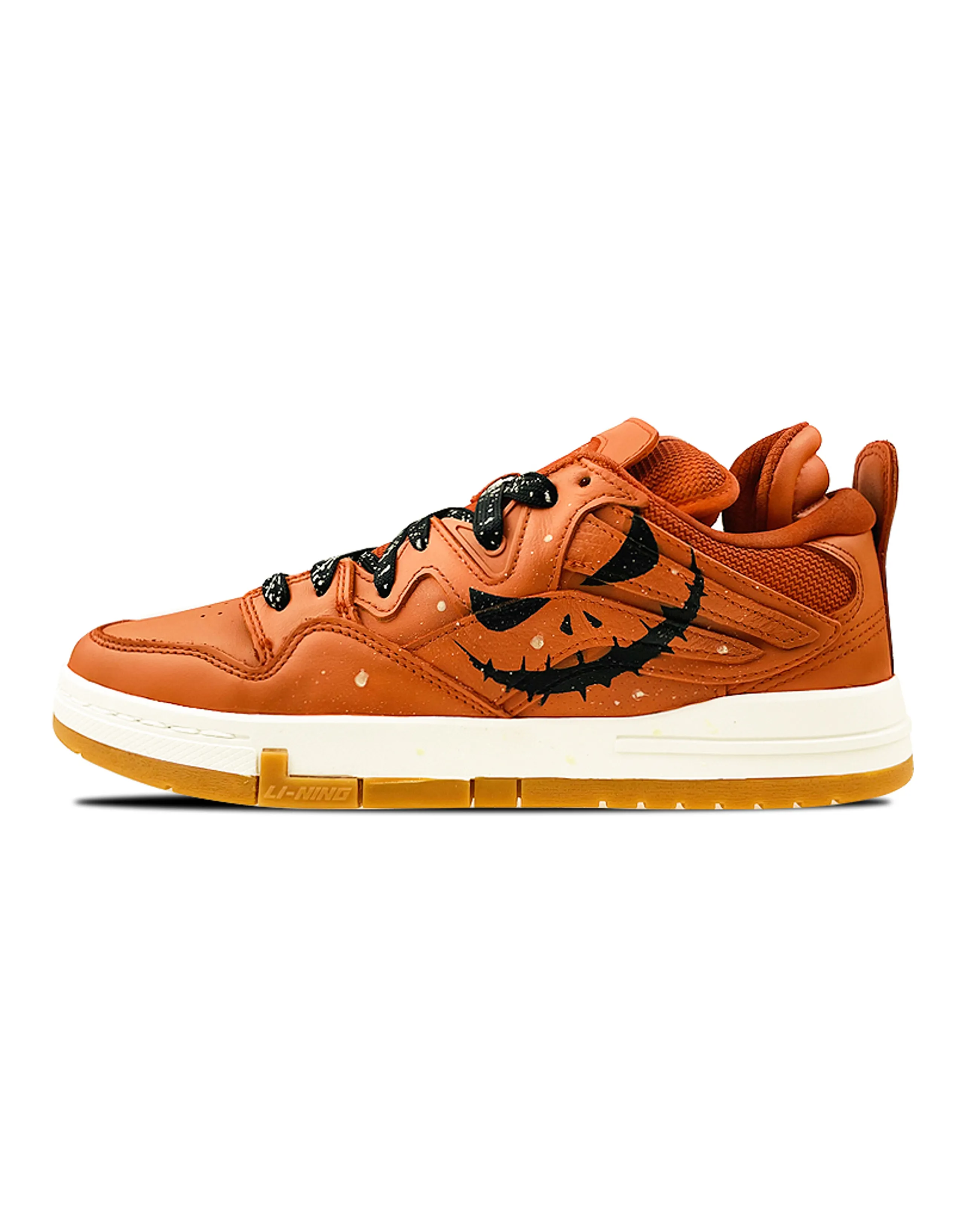 LiNing Wave PRO Low-Top Skateboard Shoes Women's Pumpkin