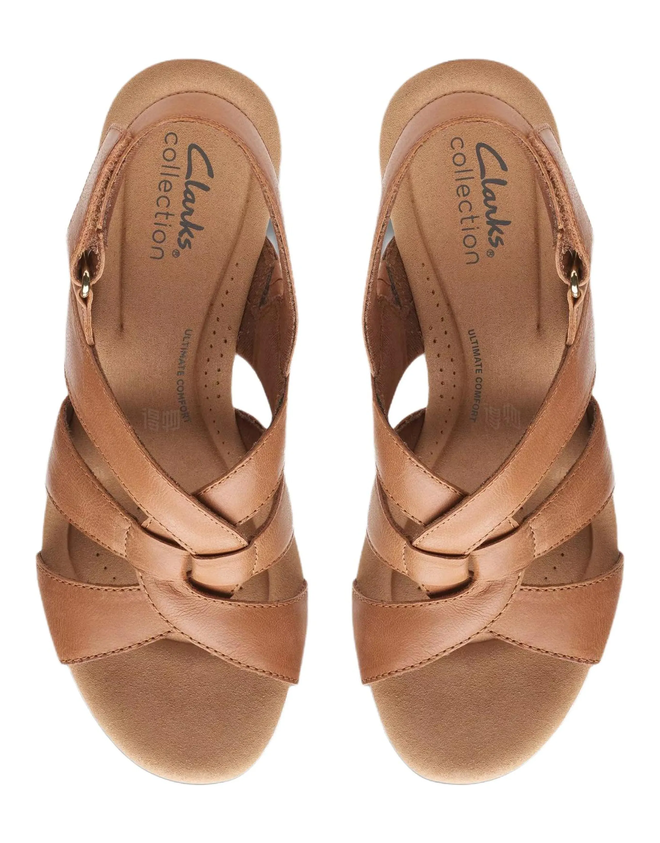Clarks Giselle Beach Slide Sandals Women's Tan