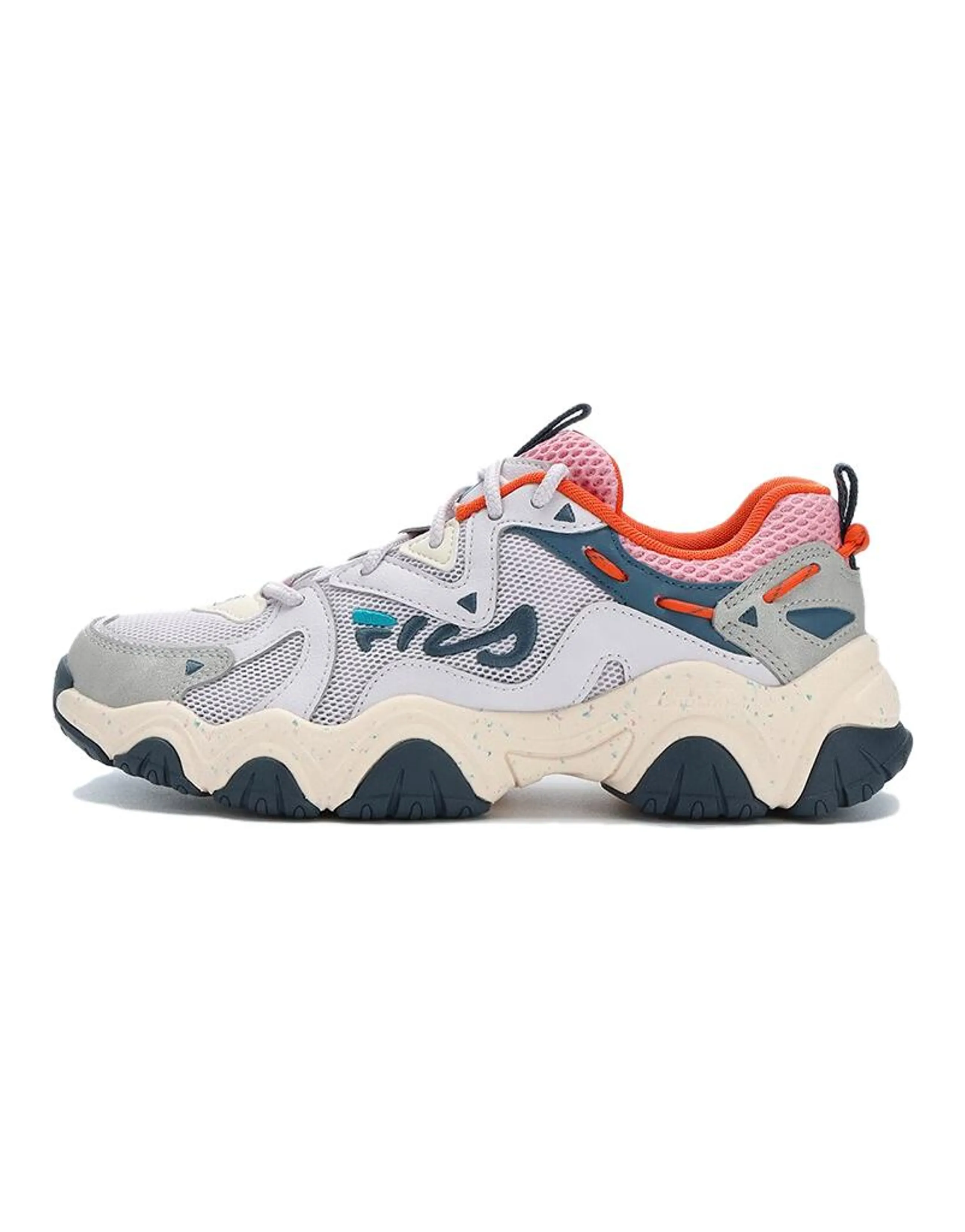 FILA Fluid 4 Sneakers 'Grey Cream Red' Women's