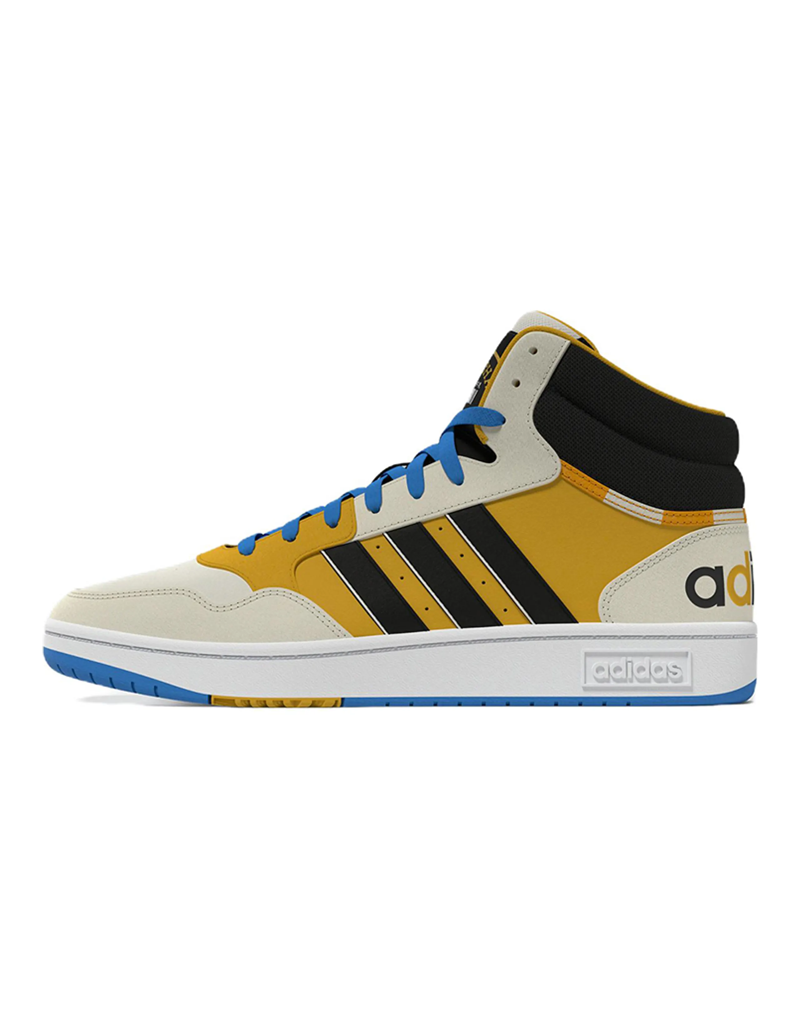 Adidas Neo Neo Hoops 3.0 Mid 'Creamwhite Yellow Blue'