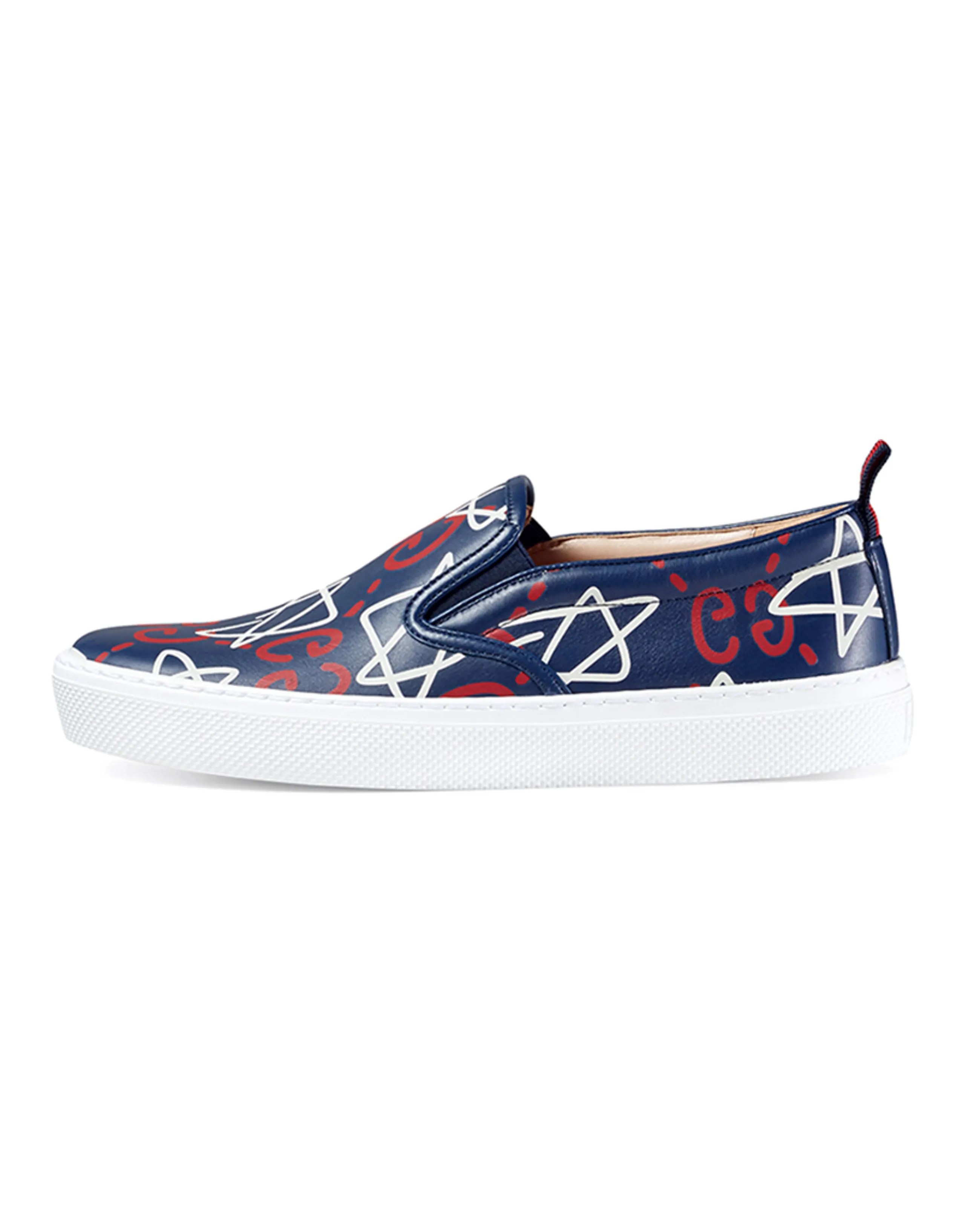 GUCCI Stylish Skateboarding Shoes Women's Blue