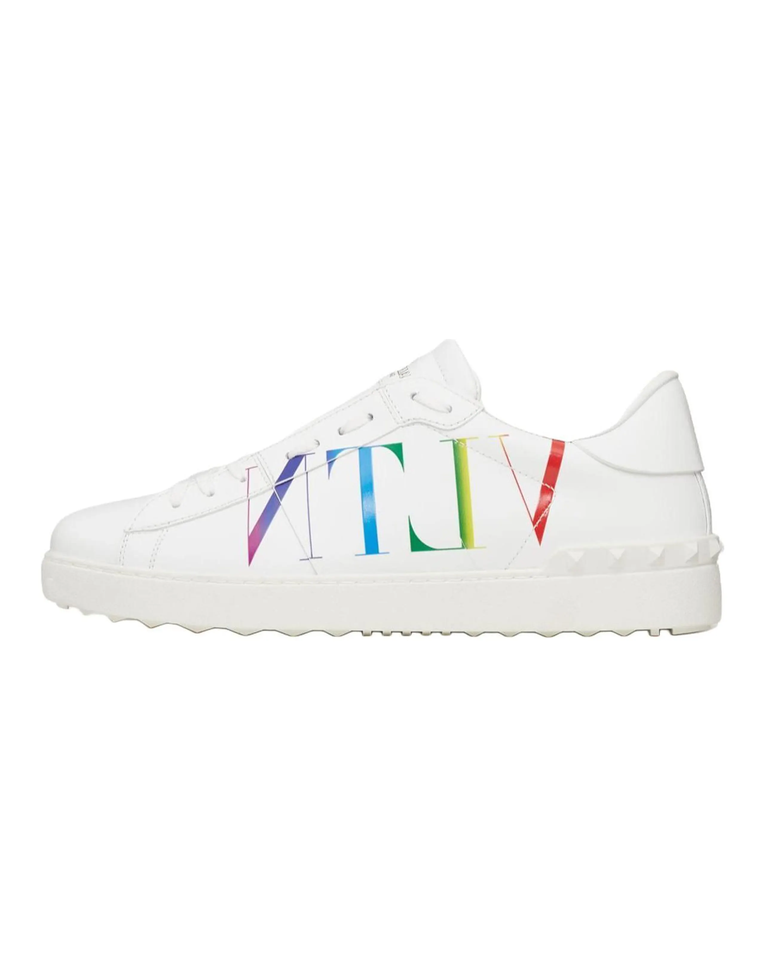 Valentino Open Sneaker 'Logo Print - White Multi'