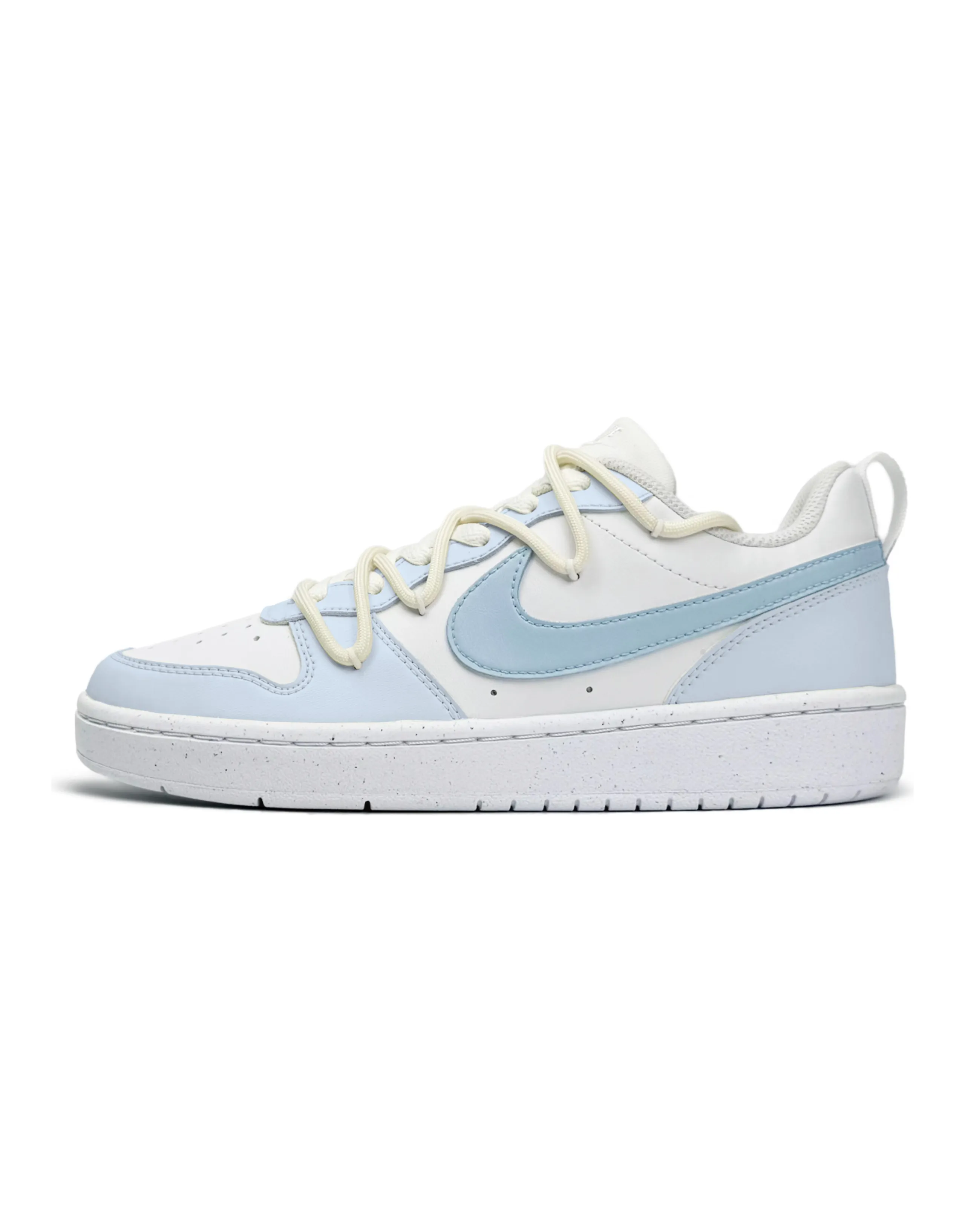 Nike Court Borough Slip-Resistant Low-Top Skateboard Shoes GS Blue White