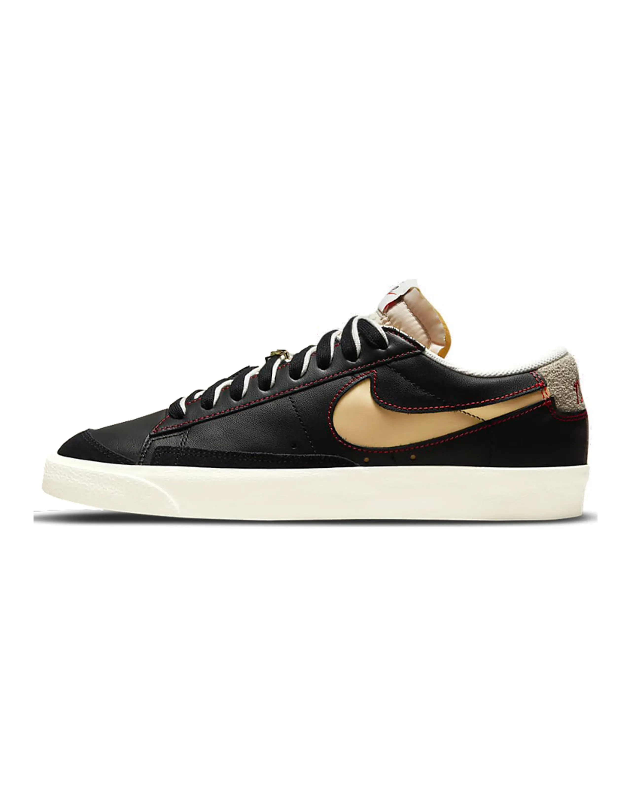 Nike Blazer Low 77 Black Natural Removable Swoosh
