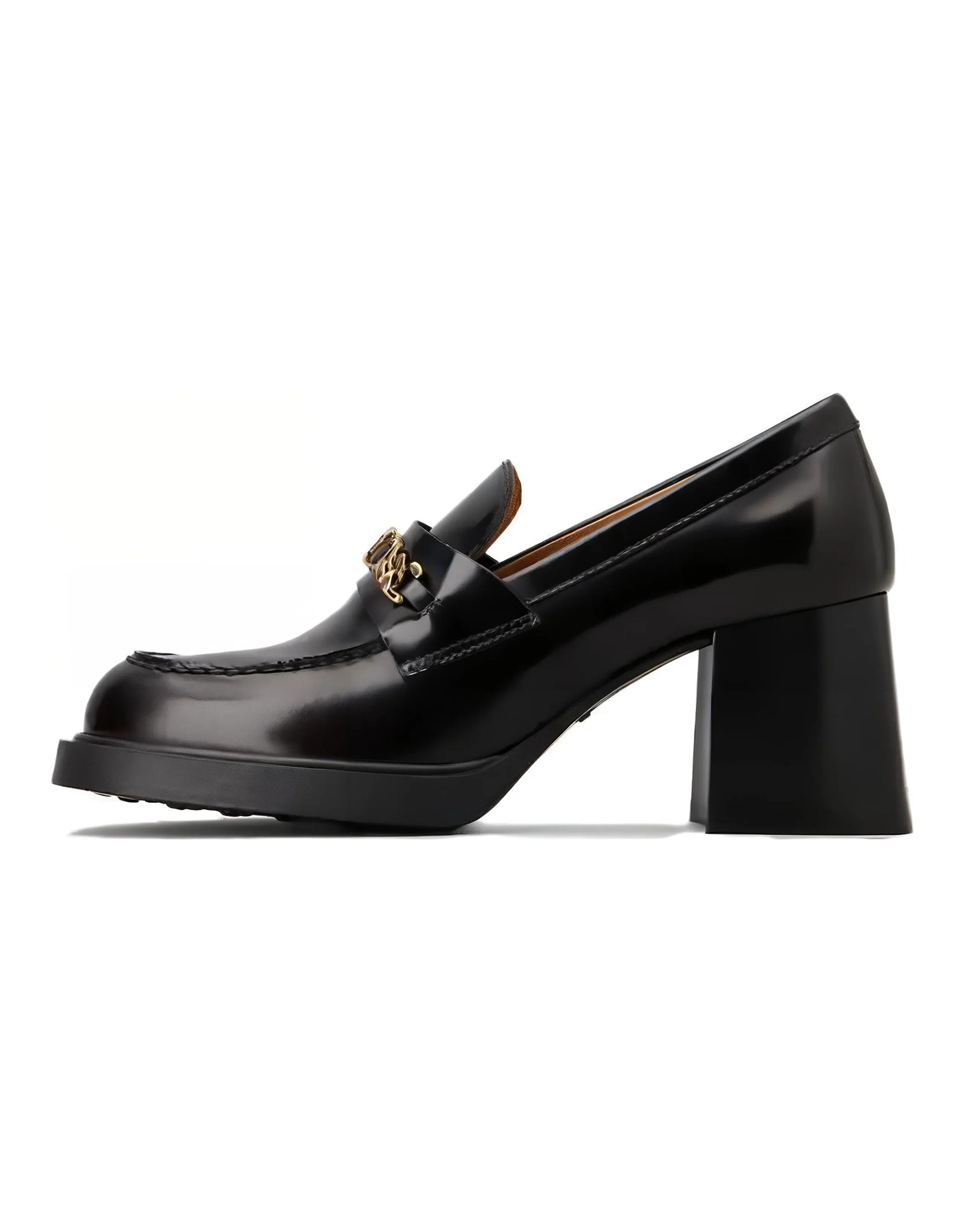 TOD'S Versatile Casual Loafers Women's 6.5cm Black