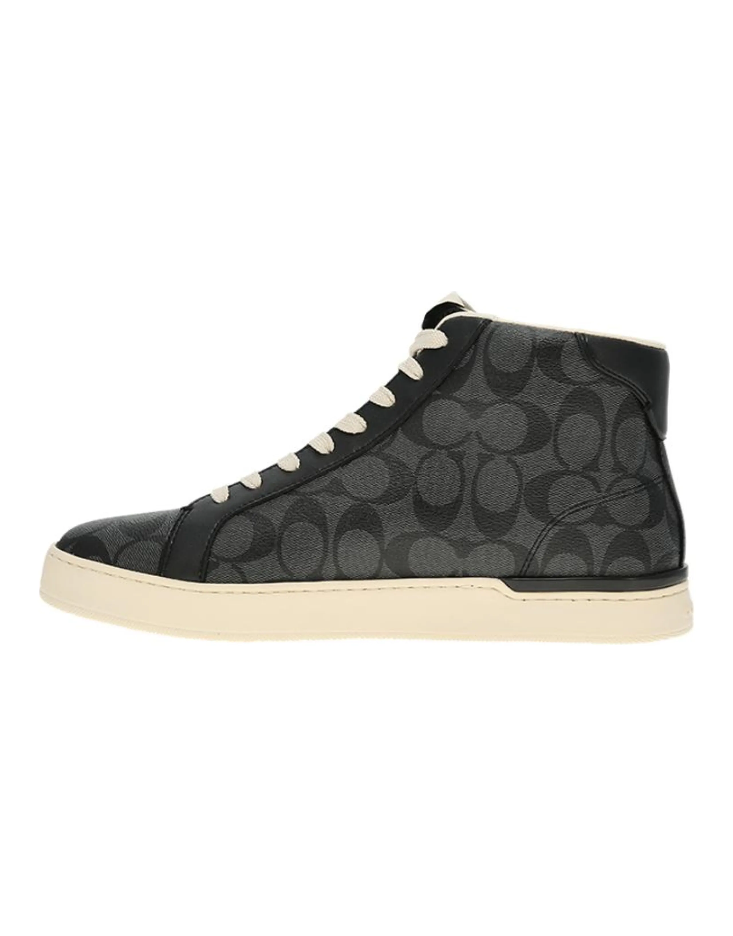 COACH Clip Stylish Skateboarding Shoes Men's Black