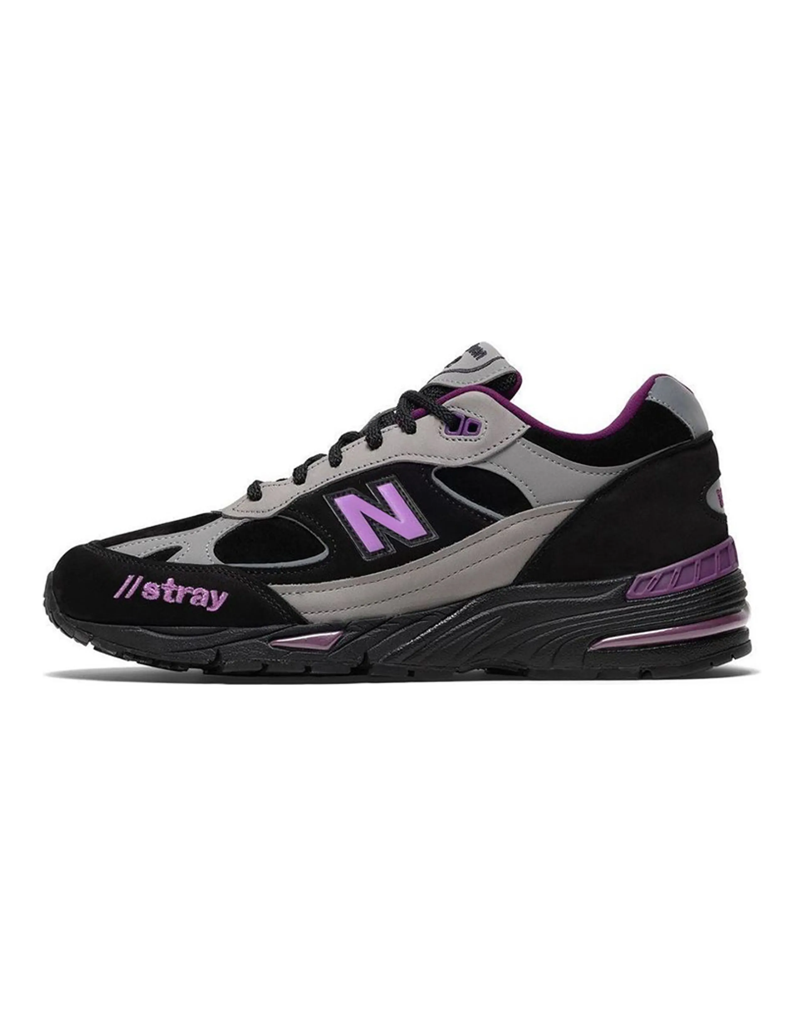 New Balance 991 Stray Rats Black