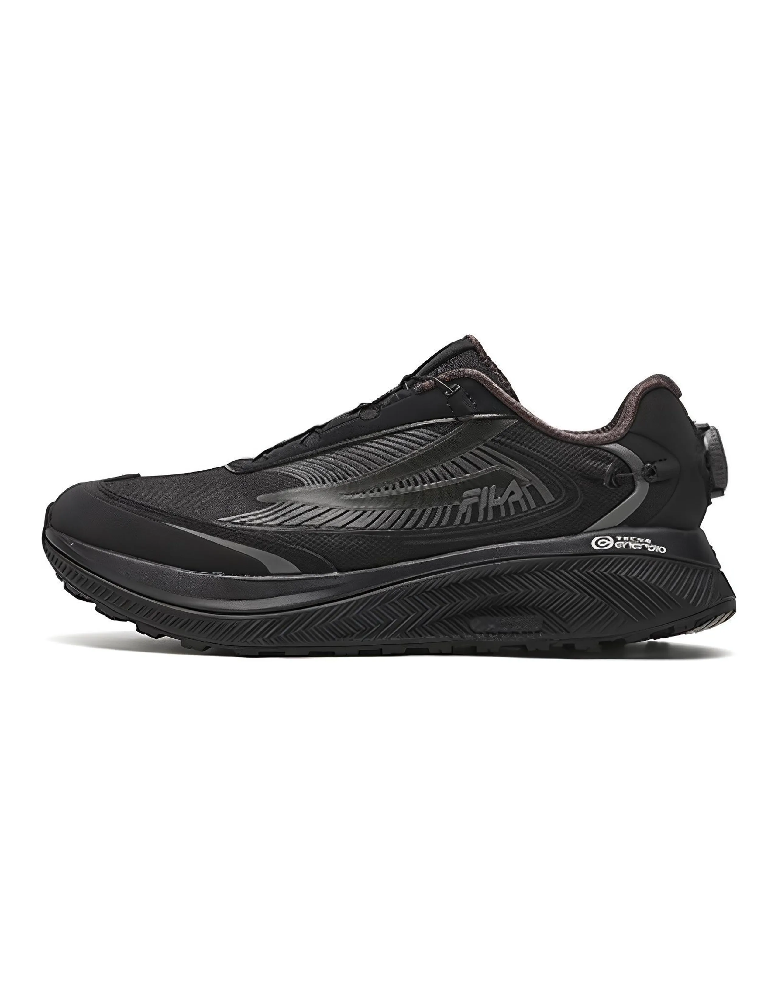 FILA BOA WOLF 1+ Anti-Slip And Wear-Resistant Water-Resistant Low-Top Casual Shoes Men's Black