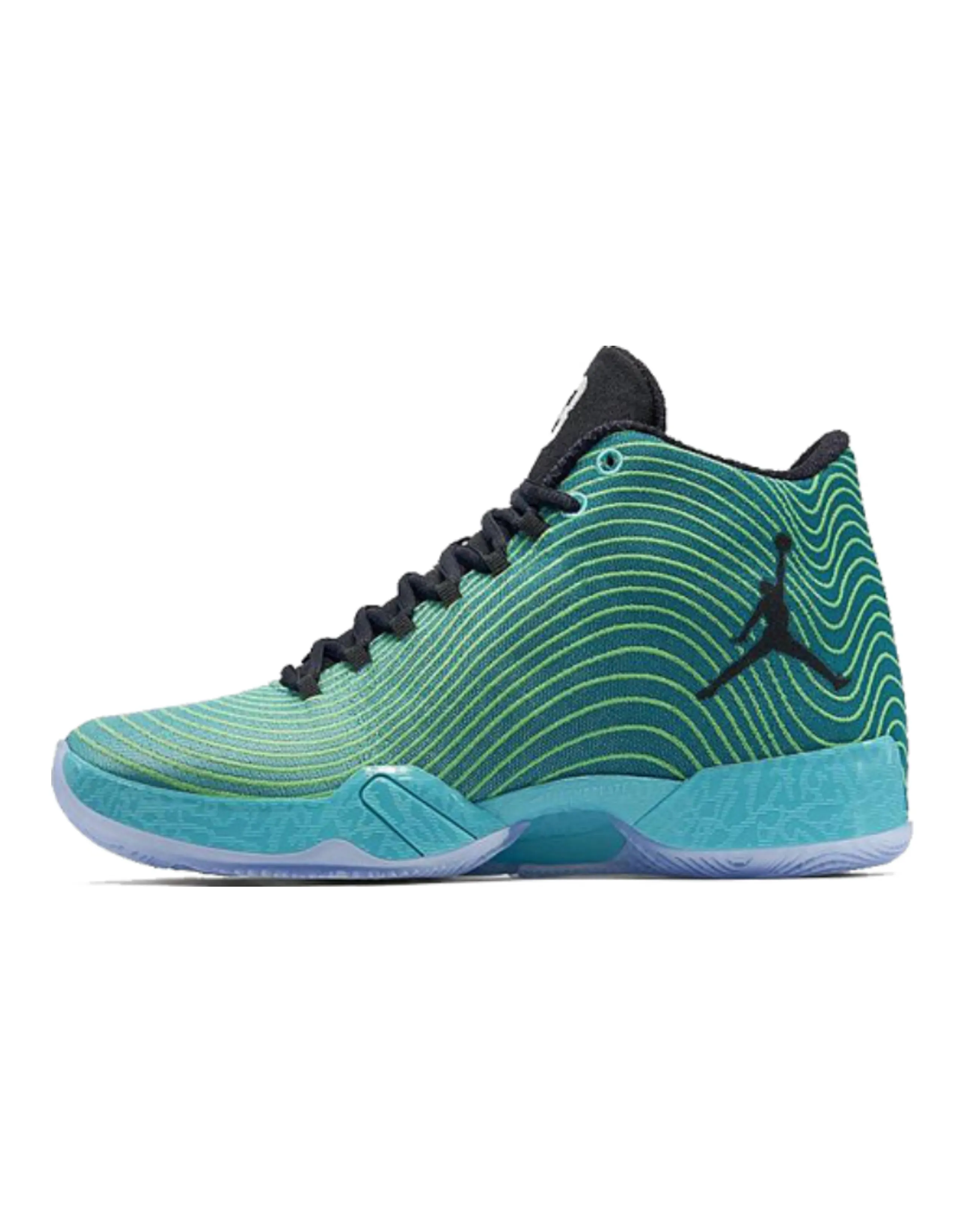 JORDAN Air JORDAN 29 Basketball Shoes Men High-Top Black/Light Green/White
