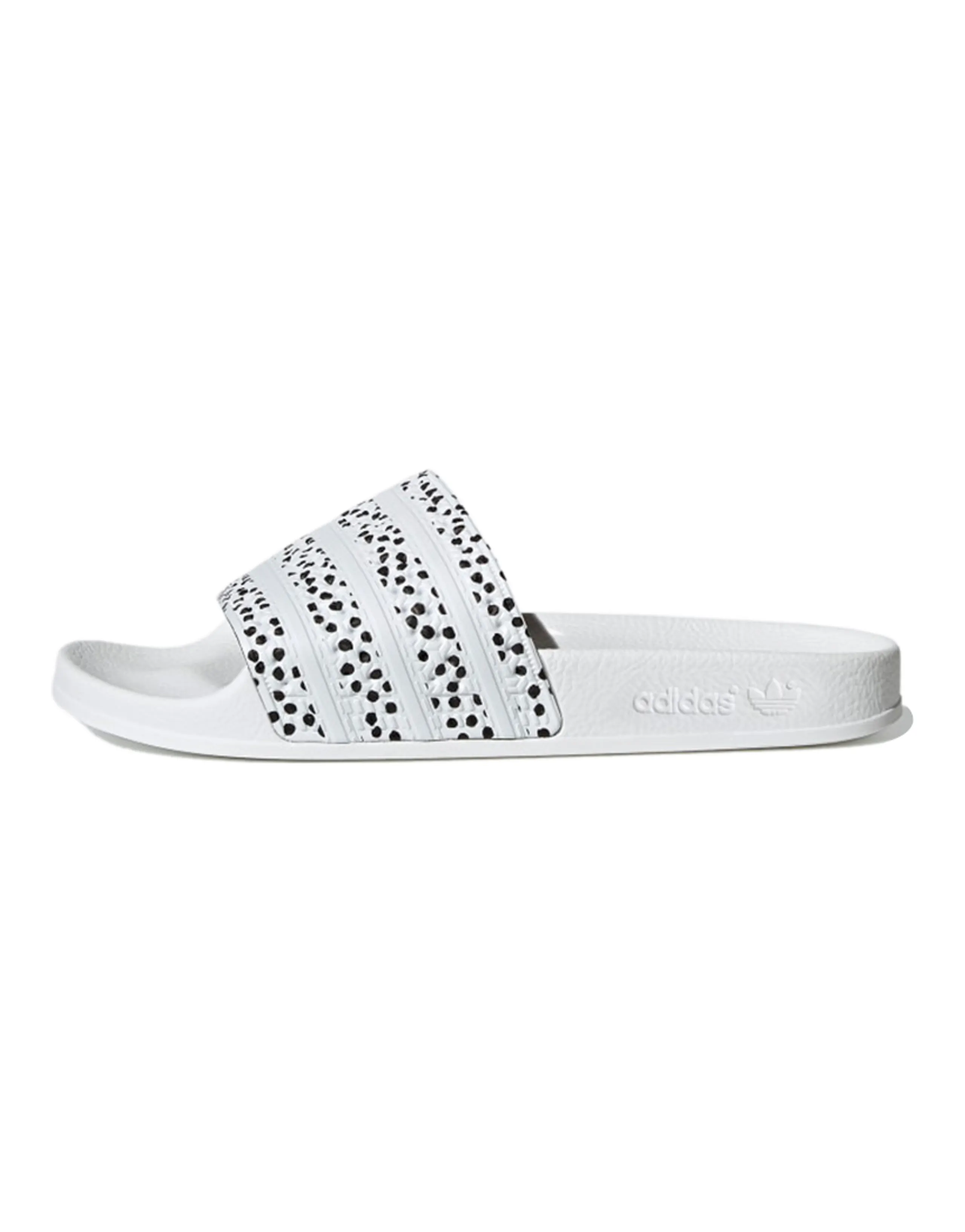 Adidas Women's Adilette Slide 'Polka - White'