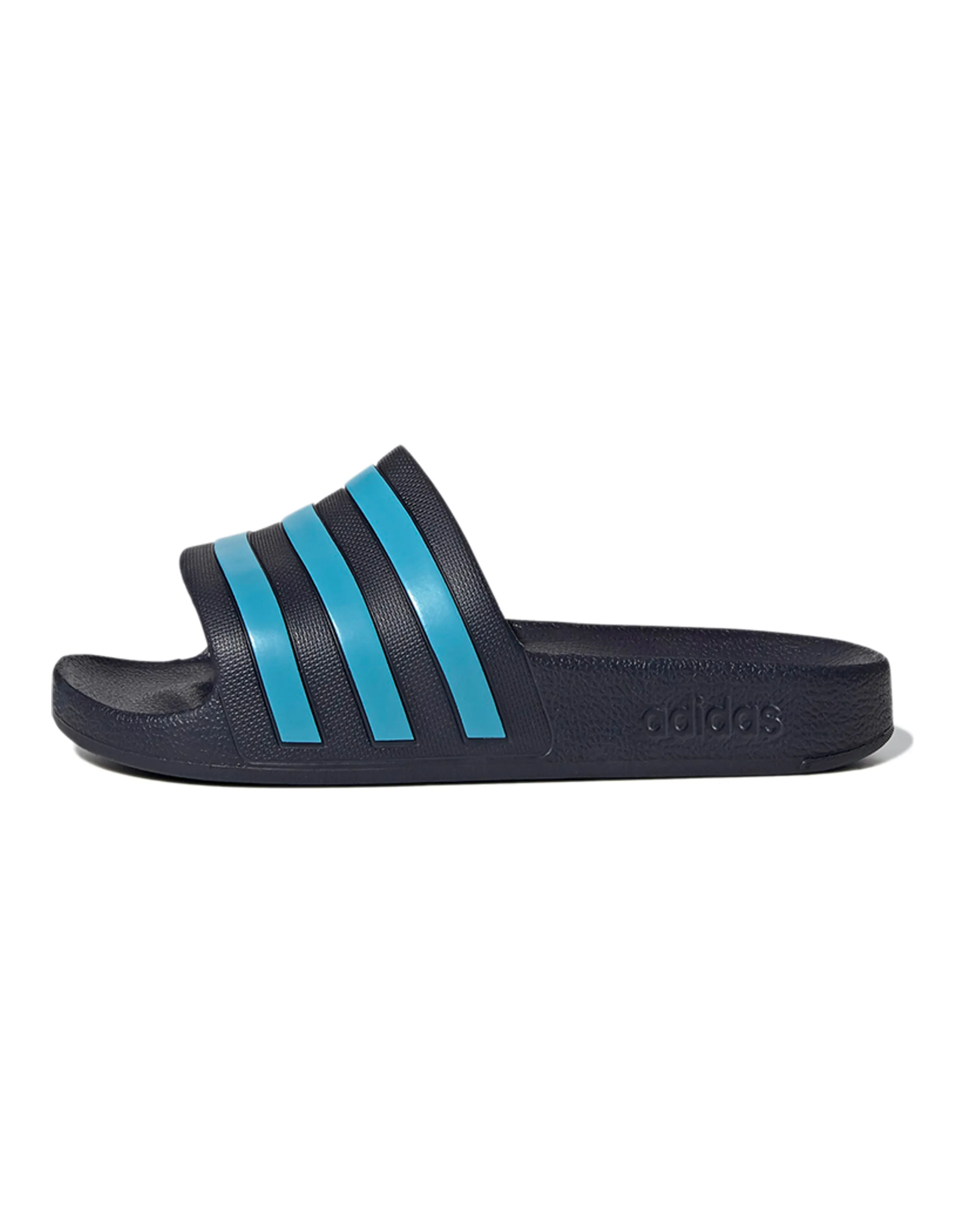 Adidas Adilette Aqua Slides Legend Ink Bright Cyan