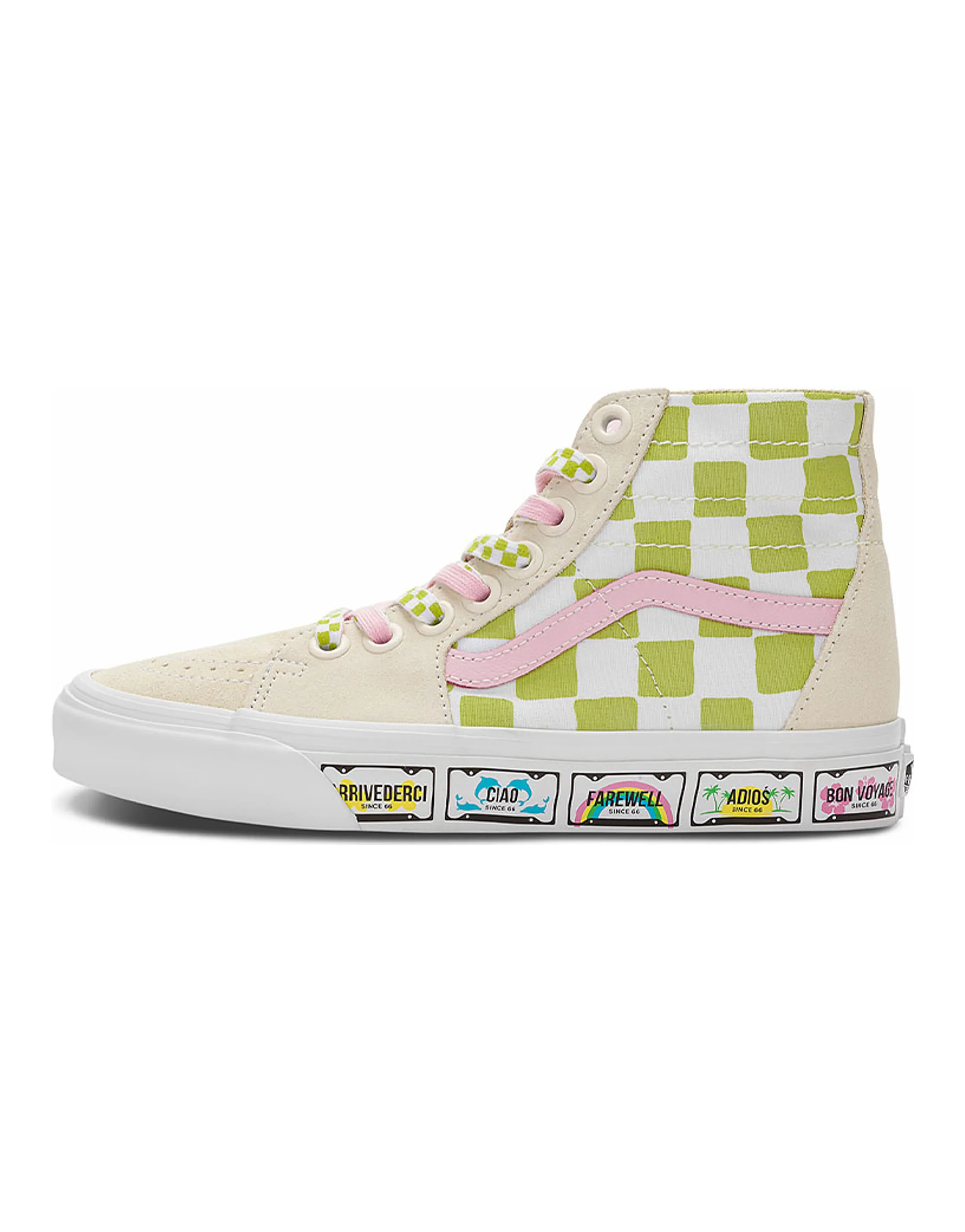 Sk8 Emma Mulholland On Holiday X Vans Hi Tapered 'Whimsical Checkerboard'