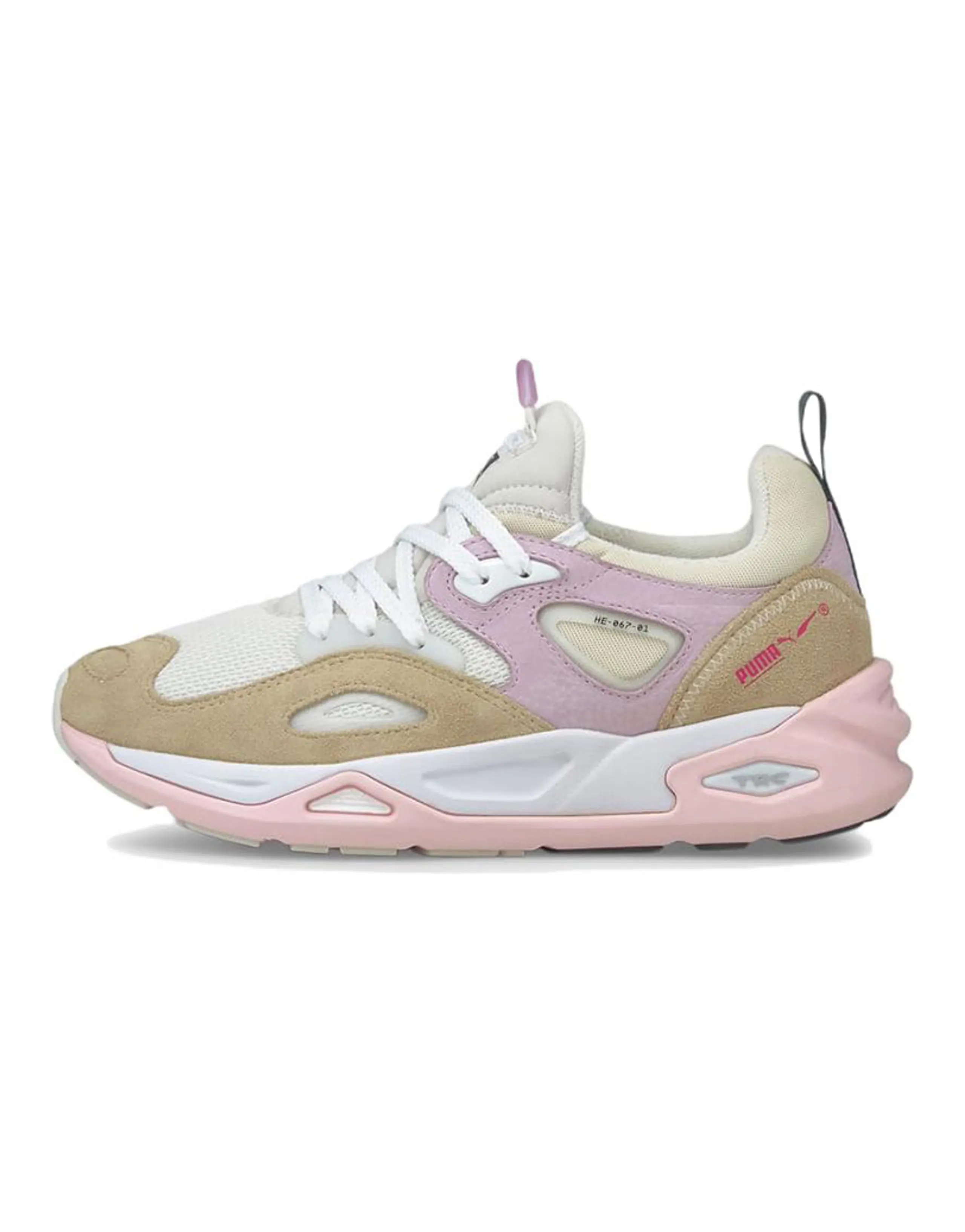 PUMA Trc Blaze Athleisure Casual Sports Shoe Unisex Brown White Pink