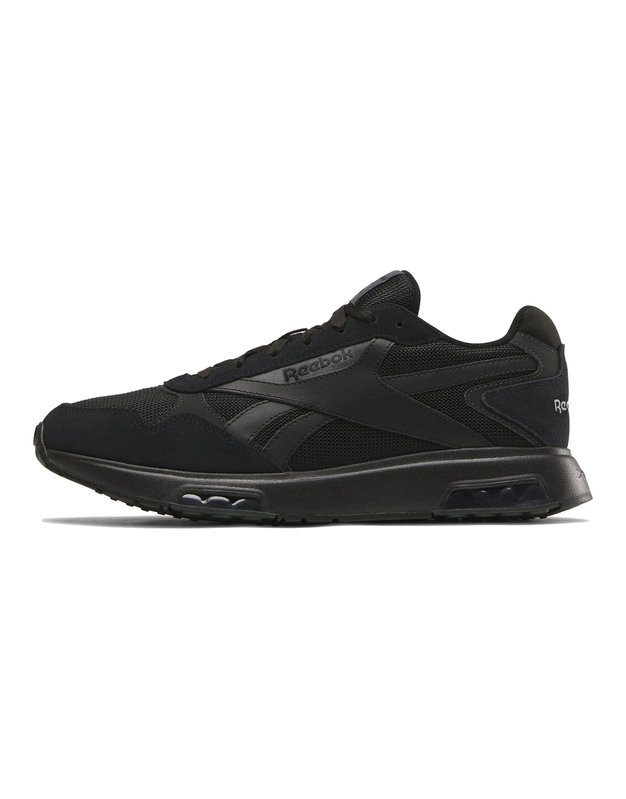 Reebok Breathable Low-Top Running Shoes Unisex Black