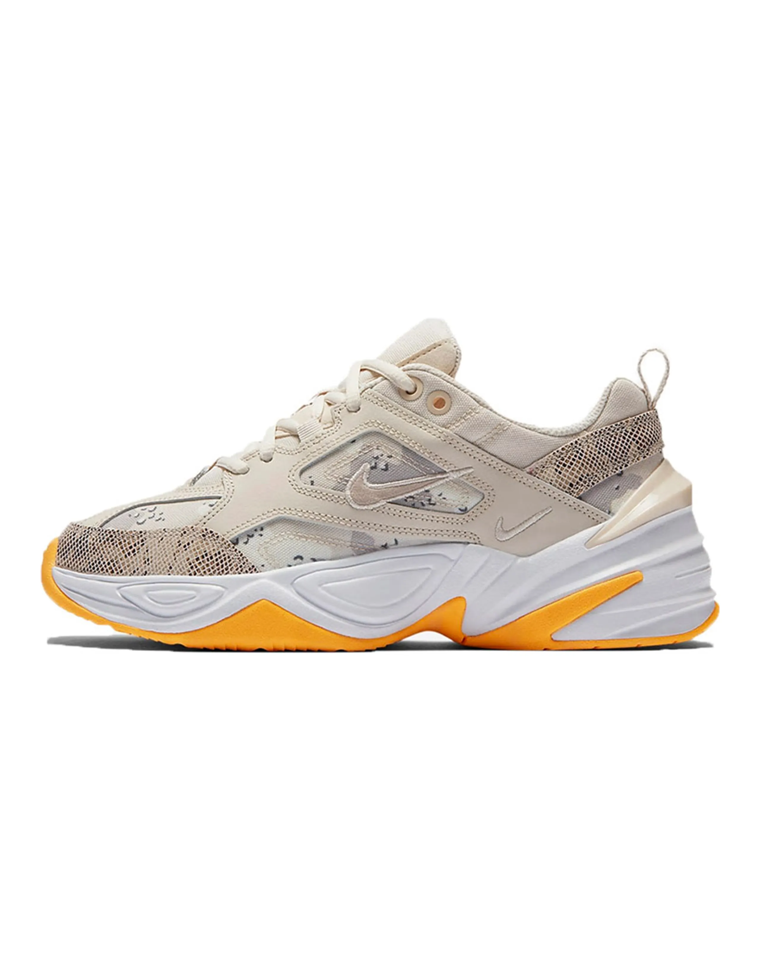 Nike M2K Tekno Light Orewood Brown White Laser Orange Moon Particle Women's