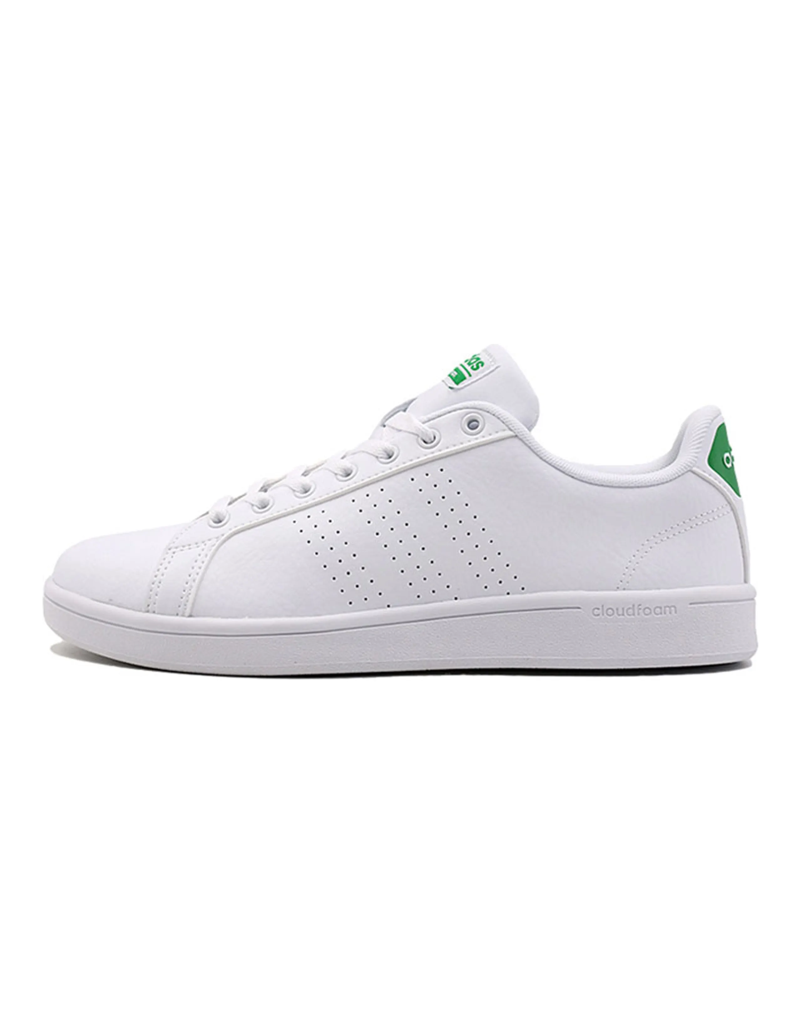 Adidas Neo Cloudfoam Advantage Clean White Green