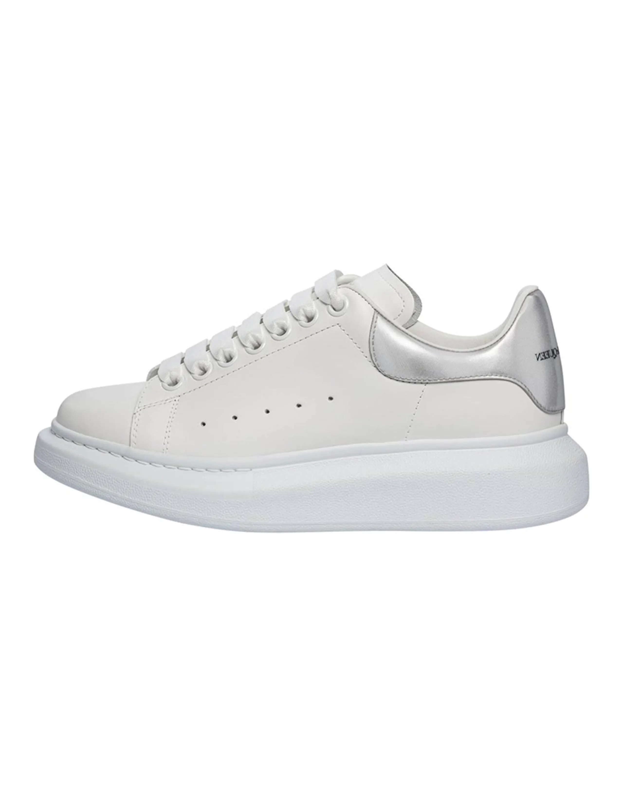 Alexander McQueen Oversized Shoes 'Cream White Silver' Women's