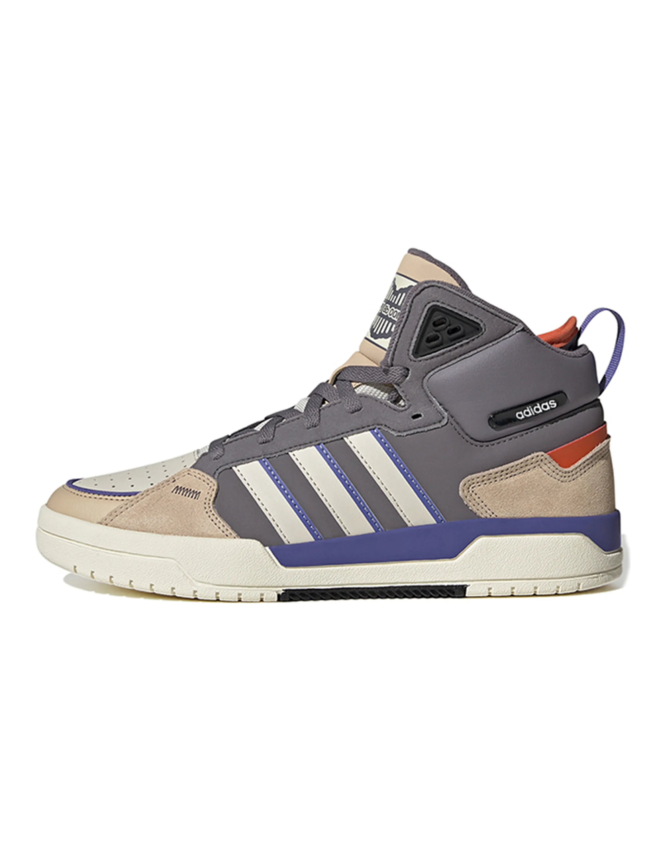 100DB Adidas Neo Mid 'Trace Grey Magic Beige'