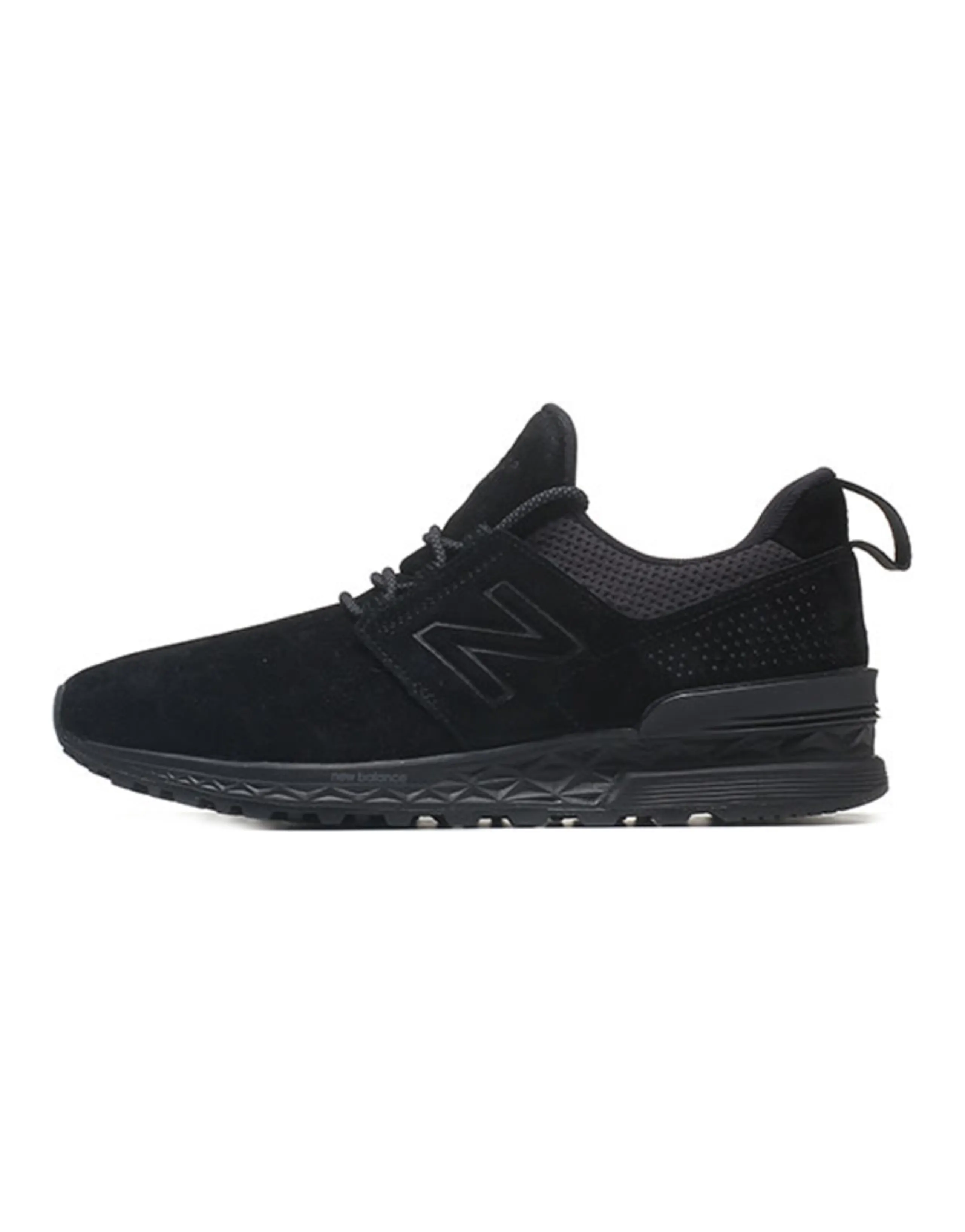 New Balance 574S Series Suede 'Black'