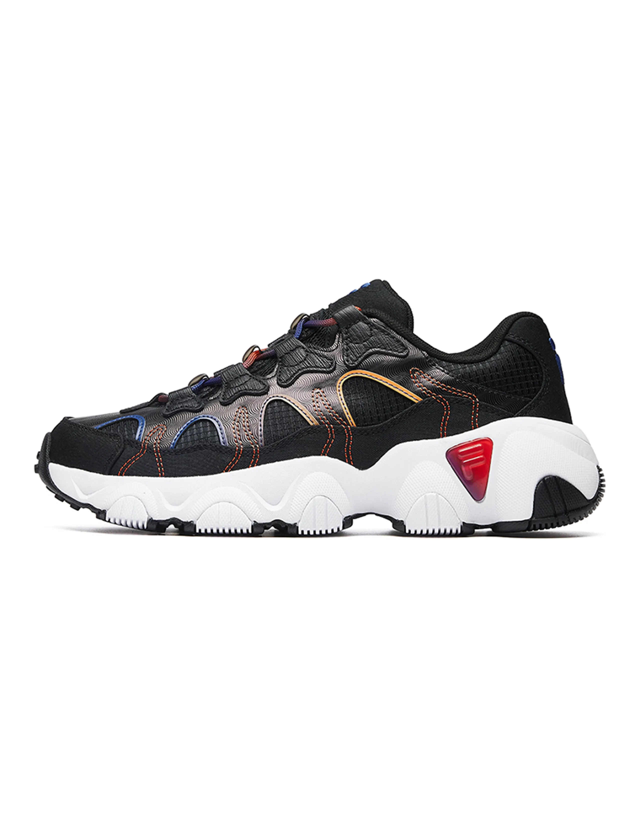 FILA Jagger Retro Running Shoes Black/Orange