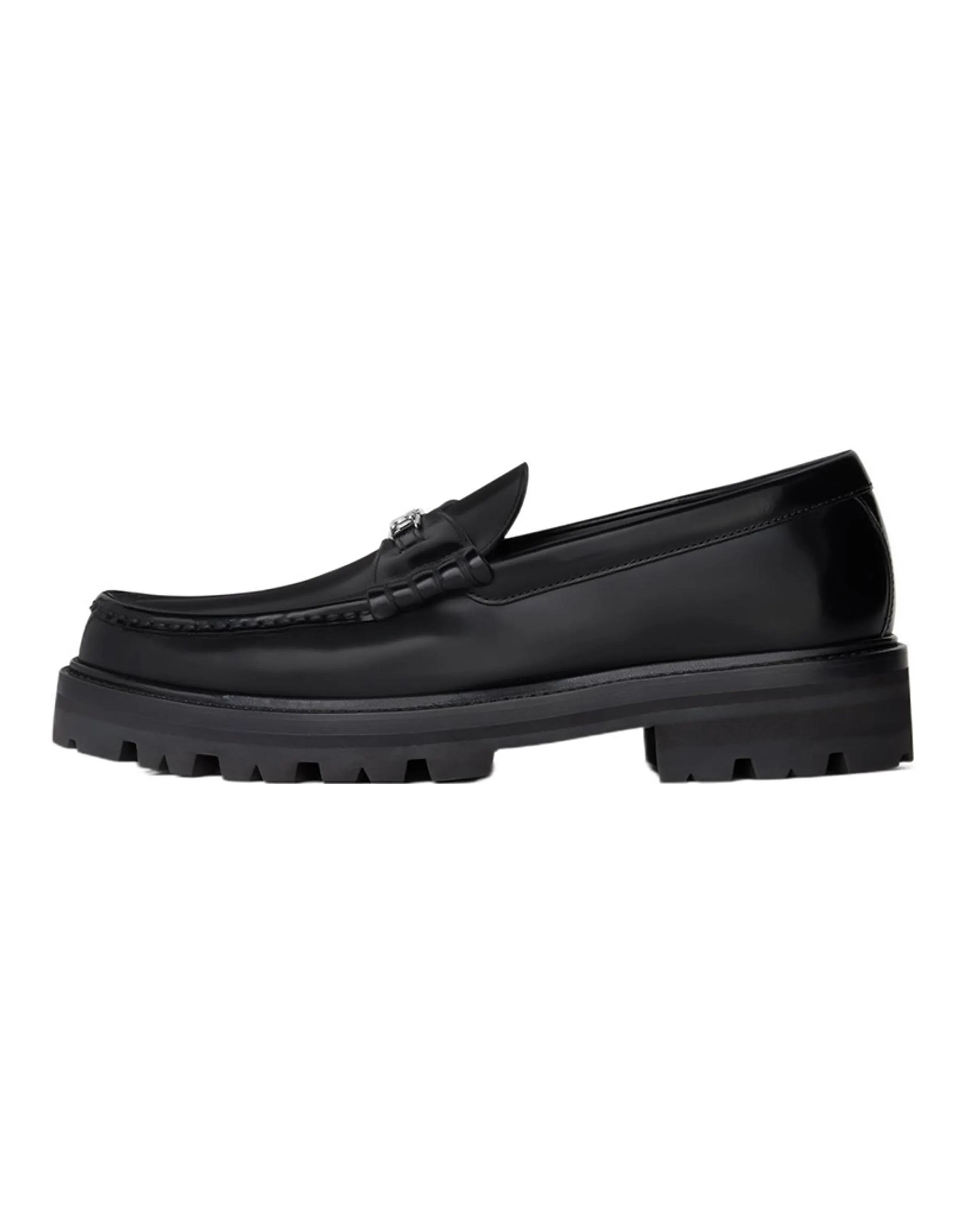 CELINE Margaret Triomphe Chunky Loafer 'Chain - Black Silver'