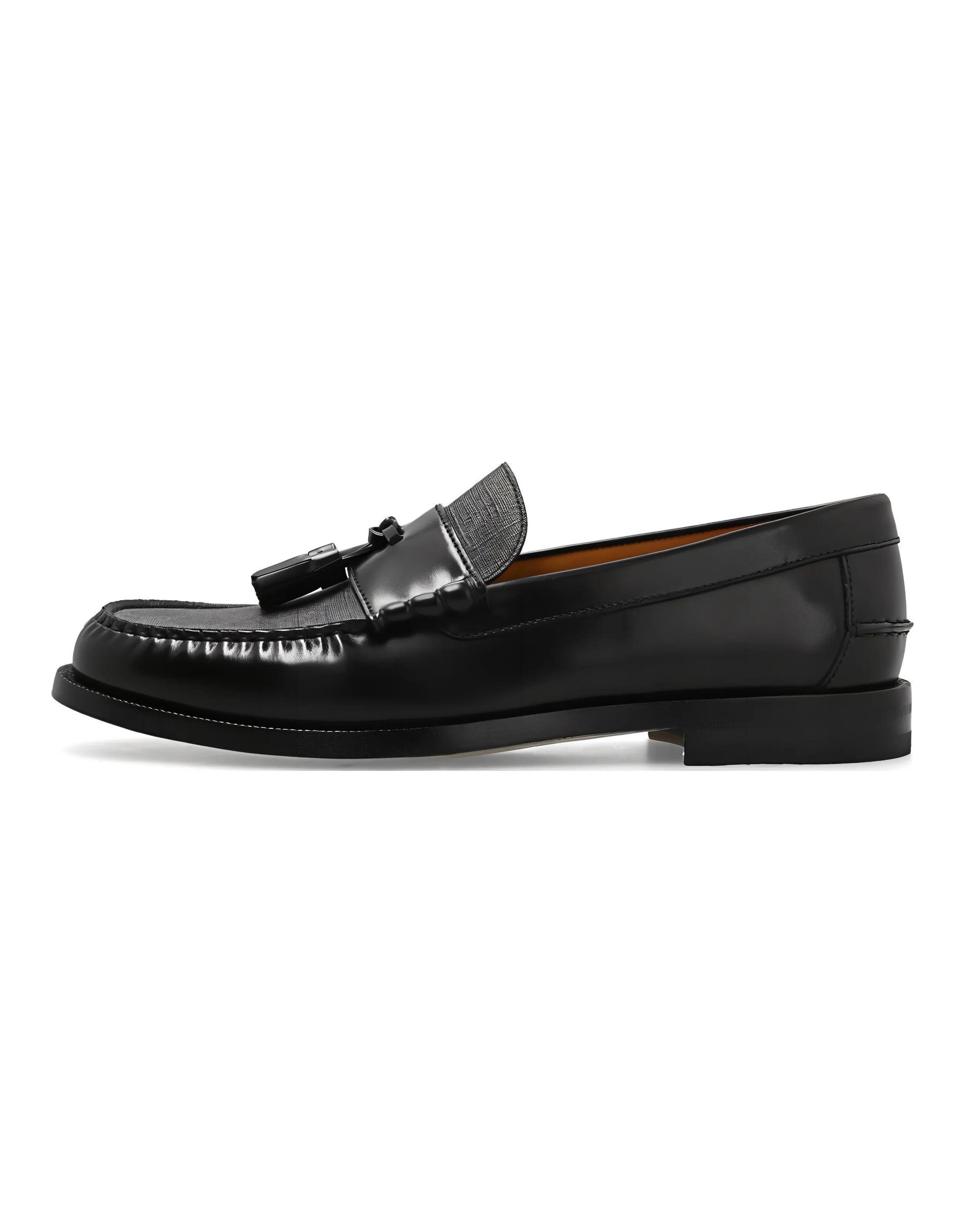 GUCCI Tassel-detail GG Canvas Loafers
