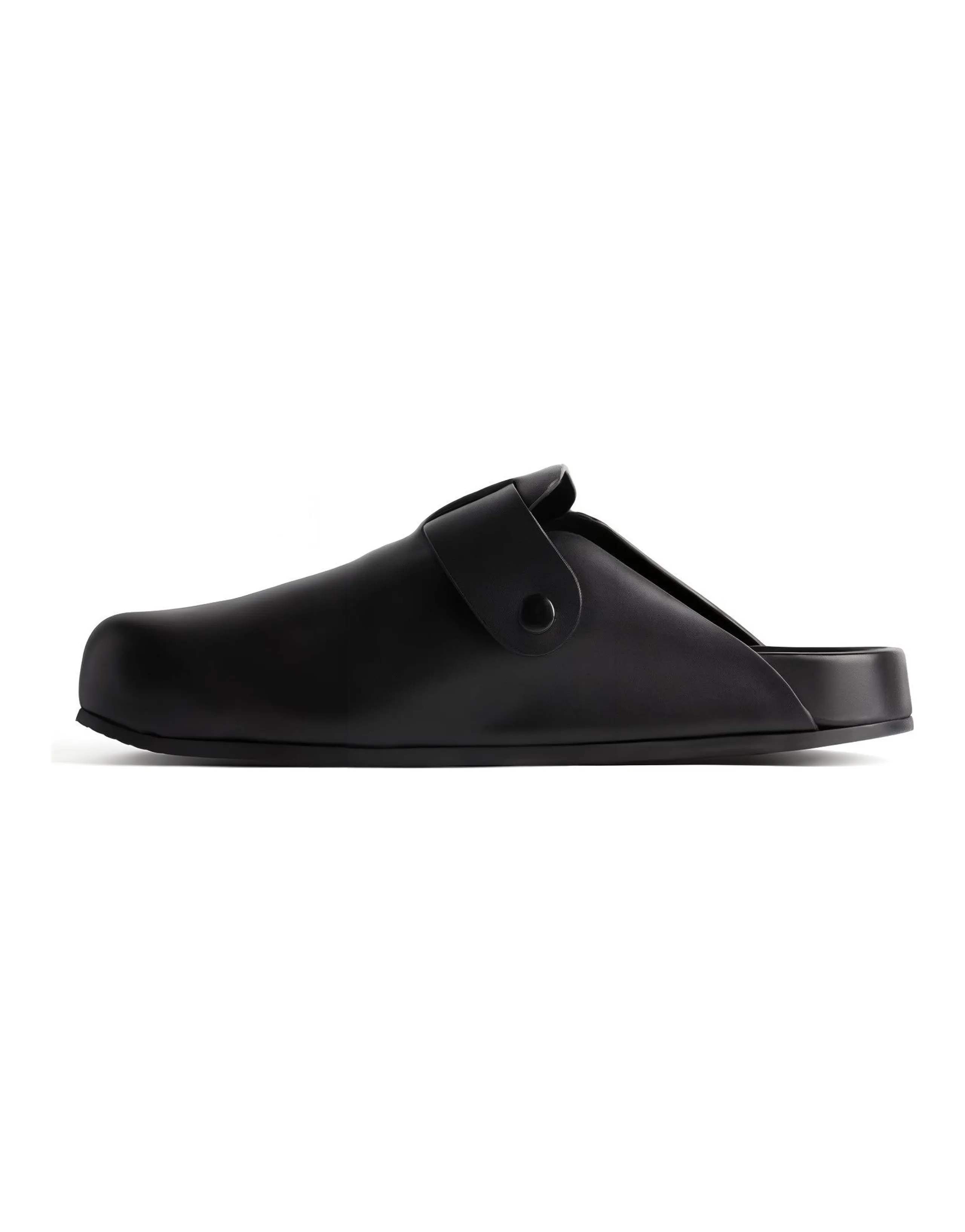 Balenciaga Sunday Leather Clogs 'Black' Women's