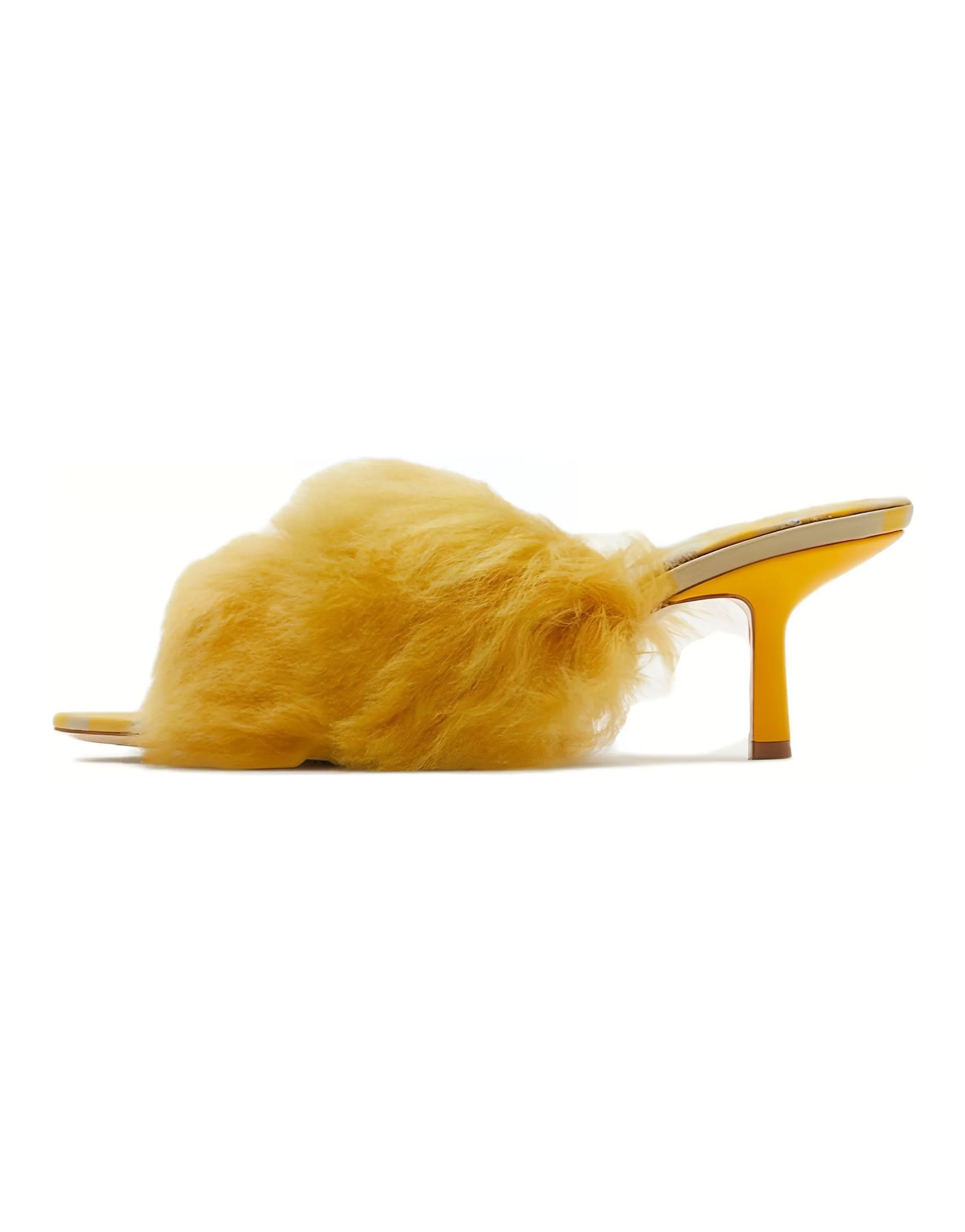 Burberry 60mm Shearling Open-toe Sandals