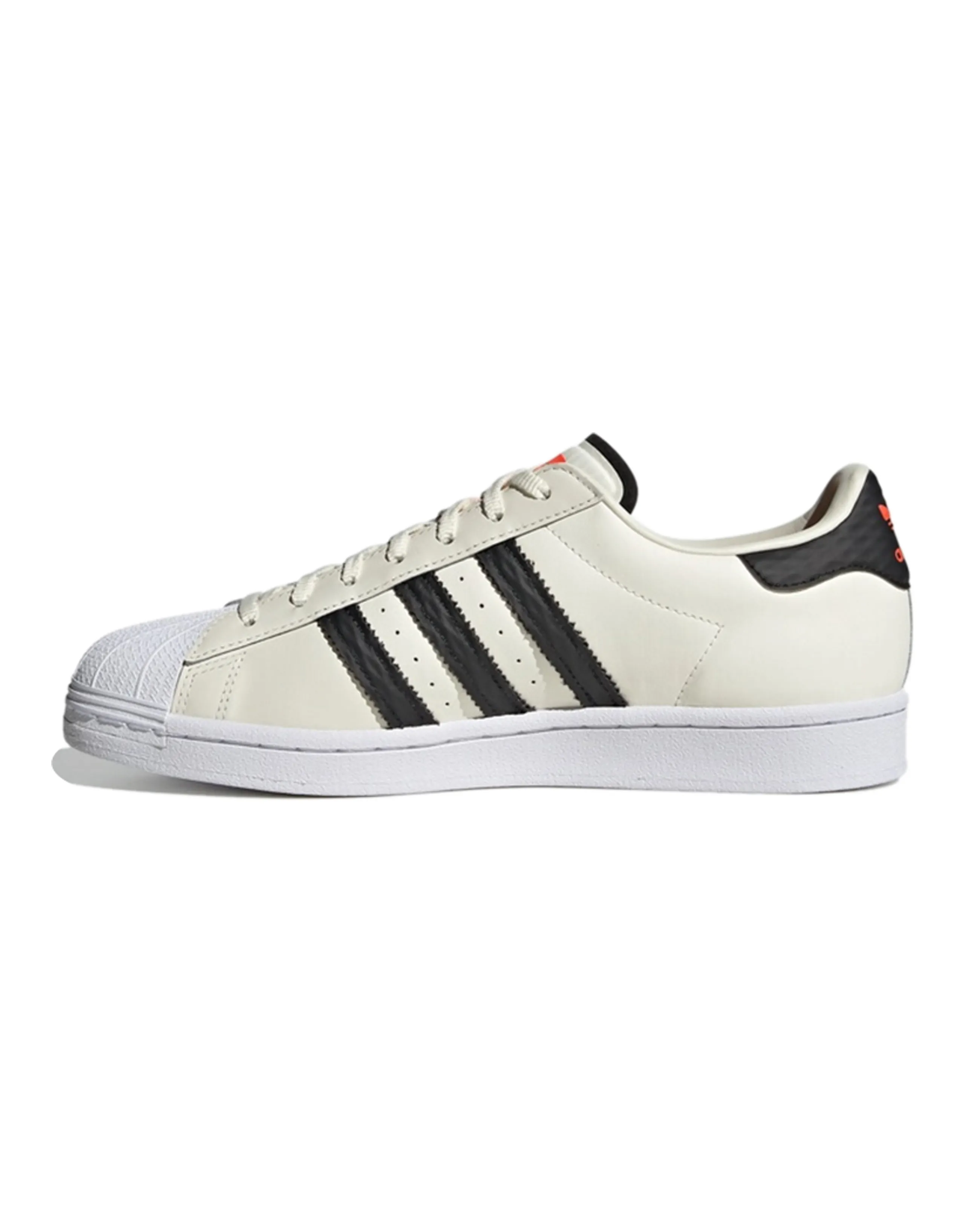 Adidas Originals Superstar Shoes 'White Black Orange'