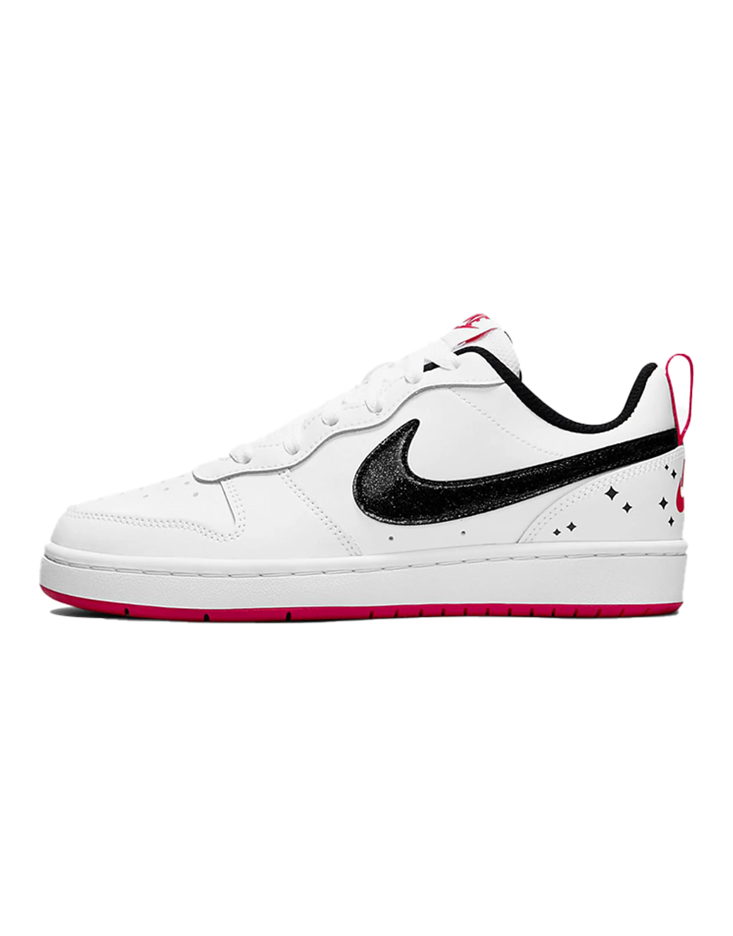 Nike Court Borough 2 SE White Very Berry GS