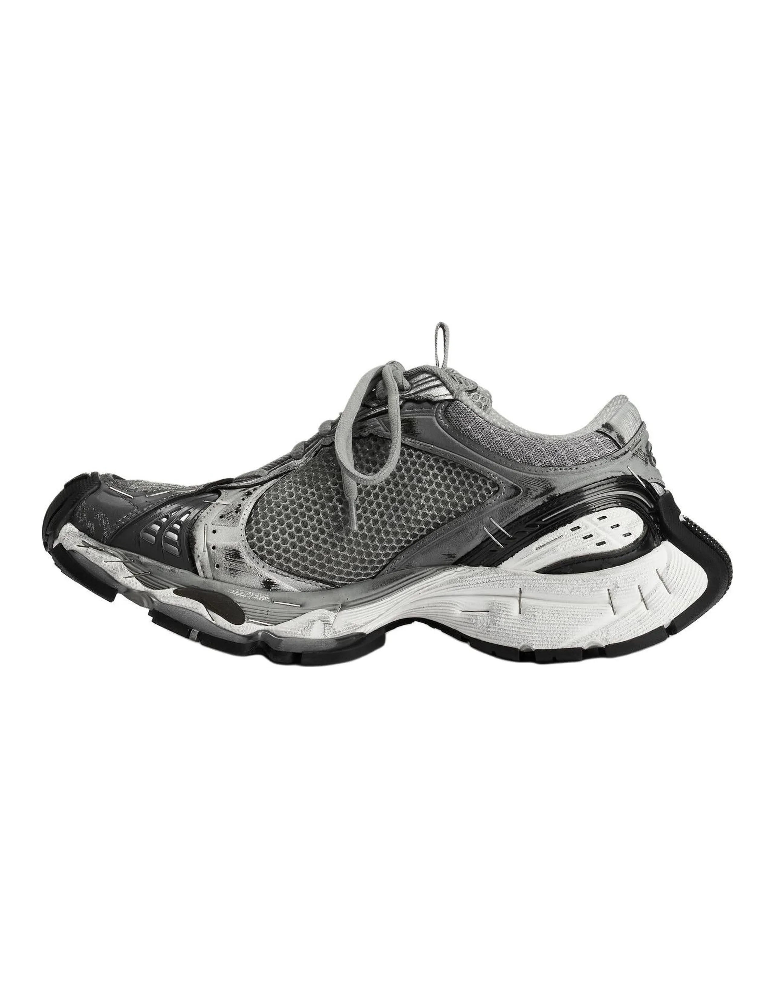 Balenciaga Stapler Panelled Lace-Up Sneakers Women's