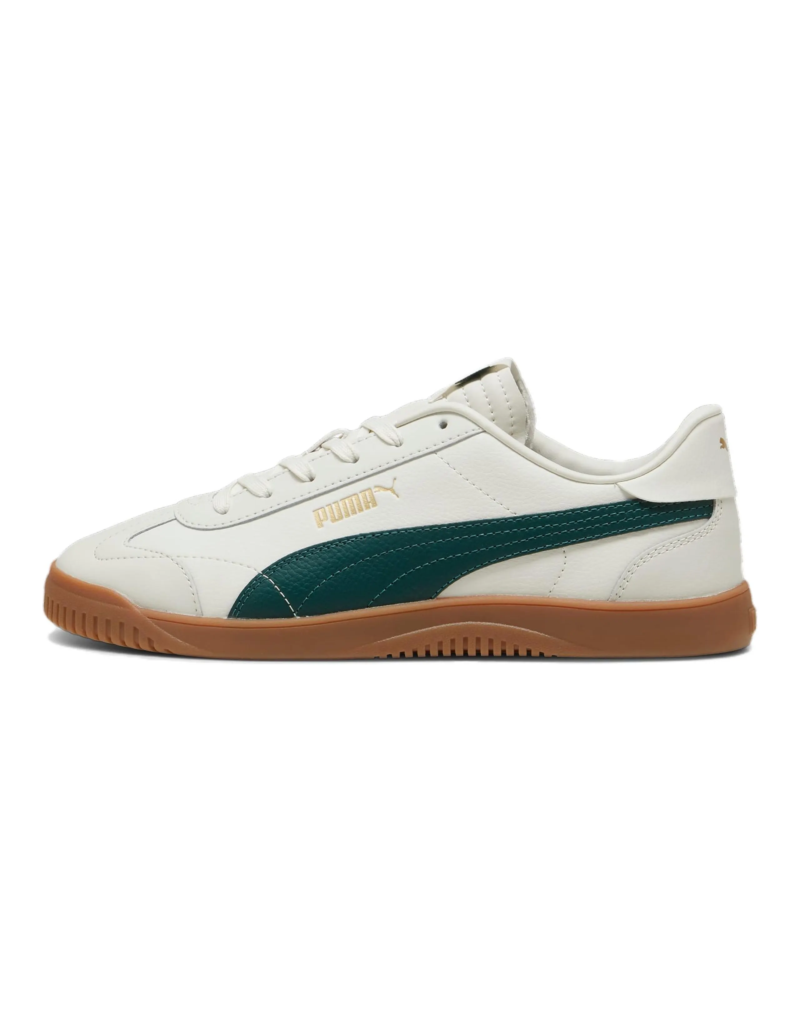PUMA Club 5v5 Comfortable Versatile Thin Sole Low-Top Sneakers White Gray